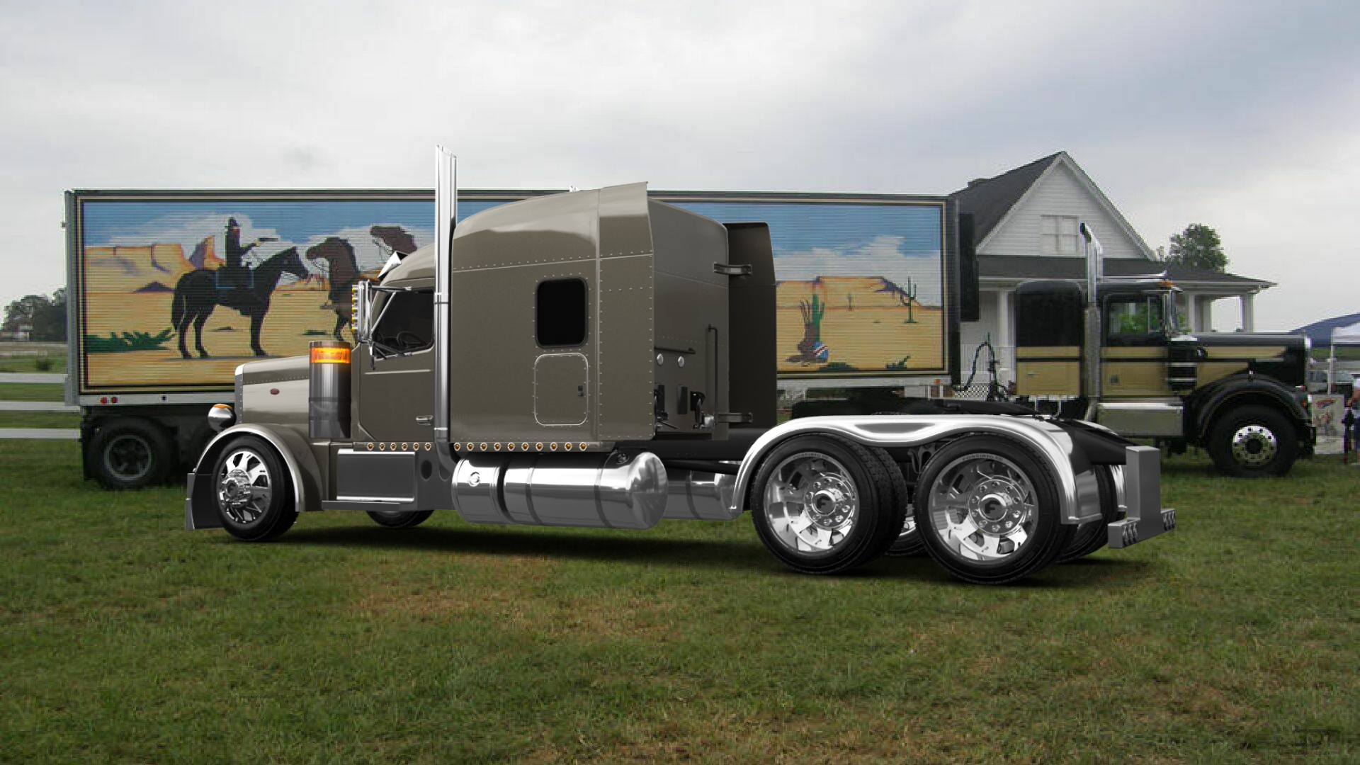 Peter Build High Rider Peterbilt 589 Sleeper Cab 2024 tuning by RoDeO Wildest Rides | 3DTuning