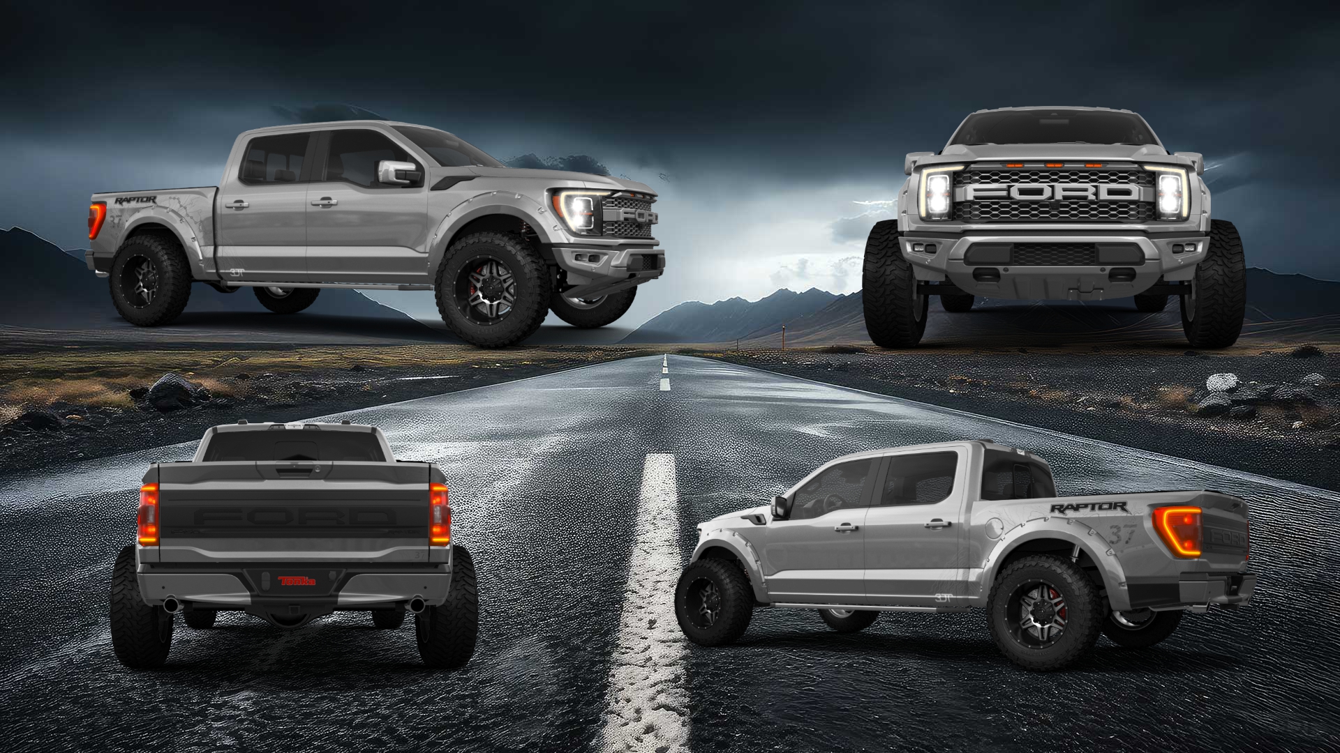 Ford F-150 Raptor 4 Door pickup truck 2021