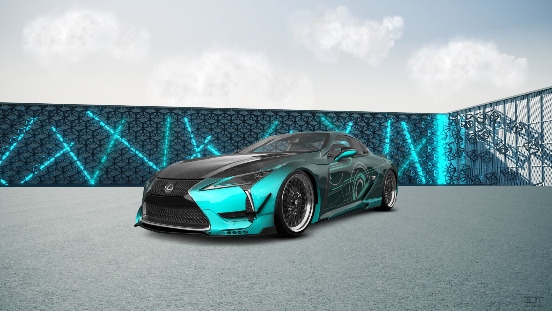 Lexus LC500 2 door fastback coupe 2017 tuning