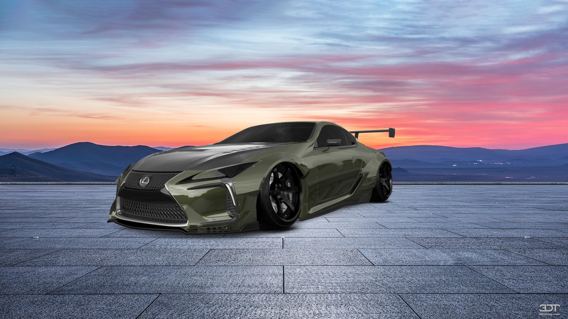 Lexus LC500 2 door fastback coupe 2017 tuning