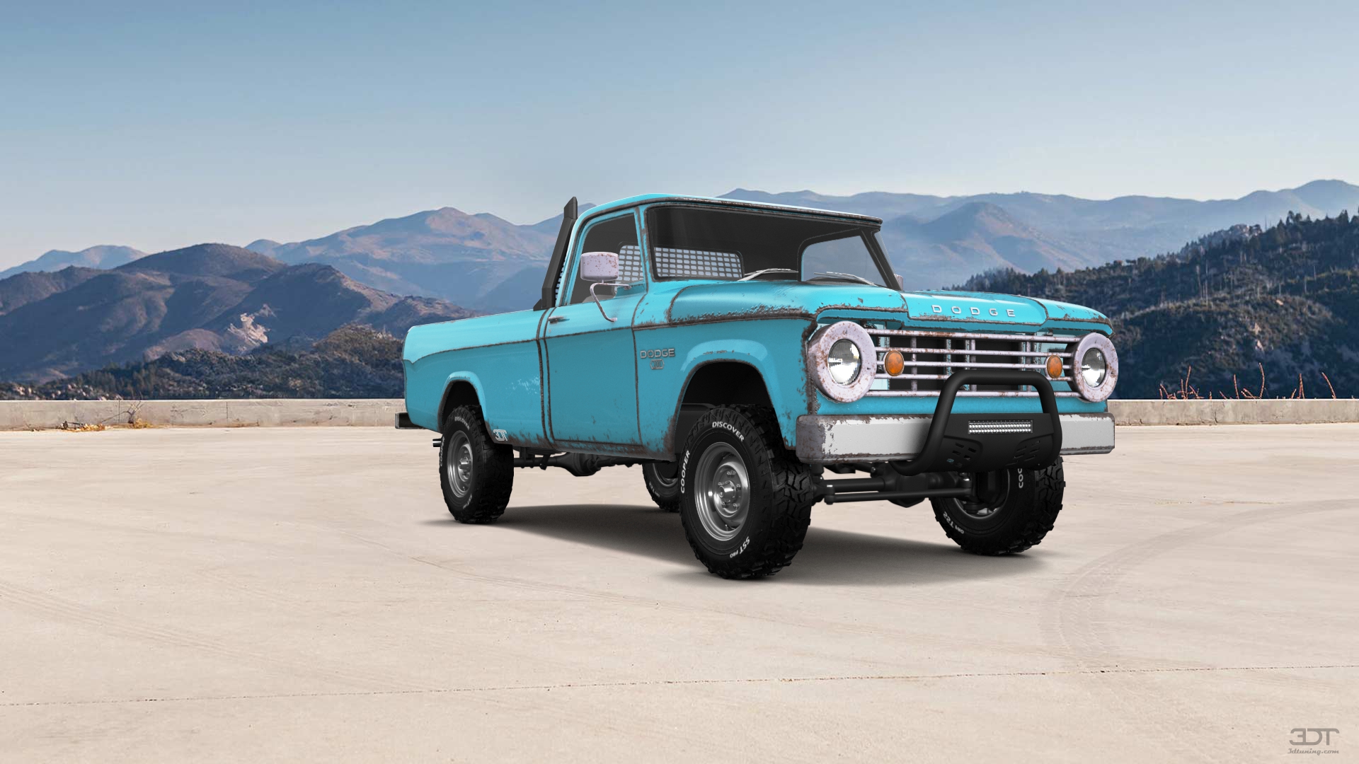 Dodge Power Wagon W200 2 Door pickup truck 1966 tuning