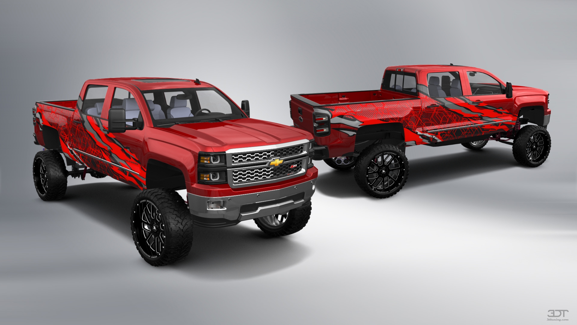 Chevrolet Silverado 1500 4 Door pickup truck 2014 tuning
