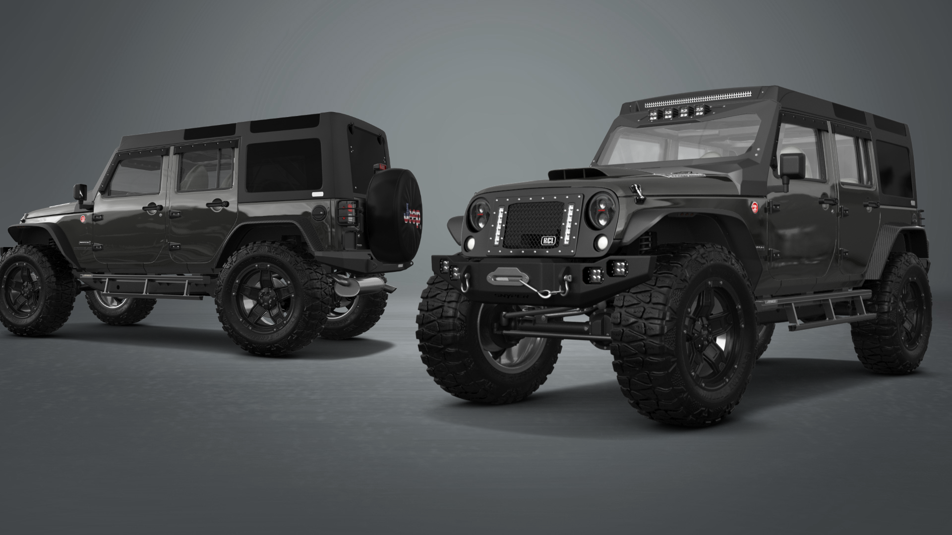 Jeep Wrangler Unlimited JK Rubicon Recon 4 Door SUV 2017 tuning