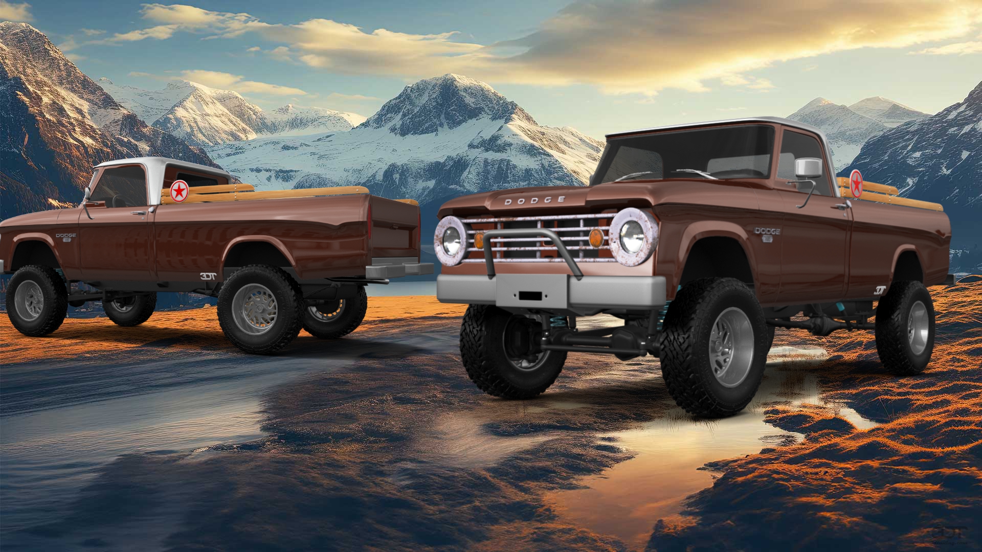 Dodge Power Wagon W200 2 Door pickup truck 1966