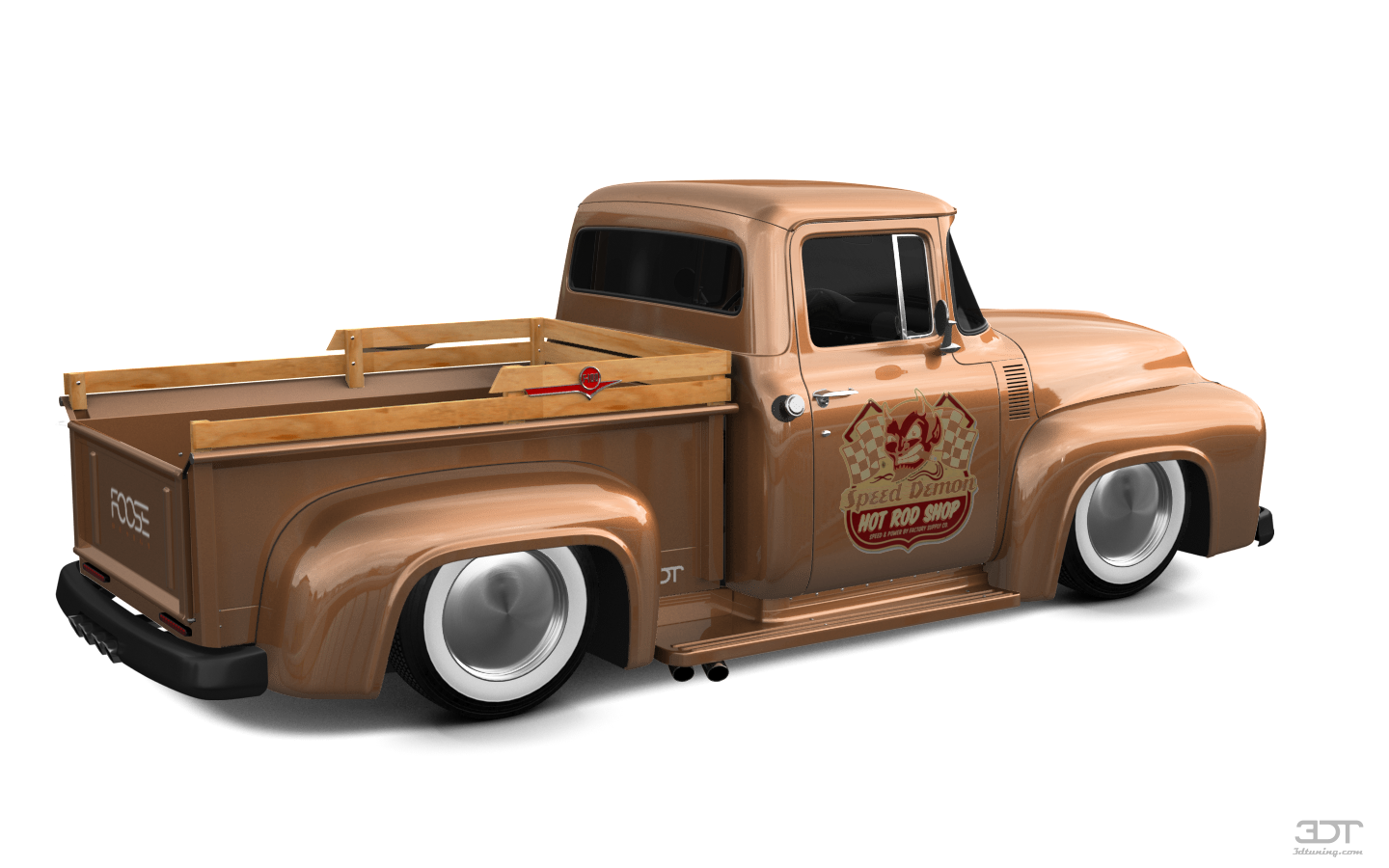 Tuning Ford F-100 2 Door truck 1956