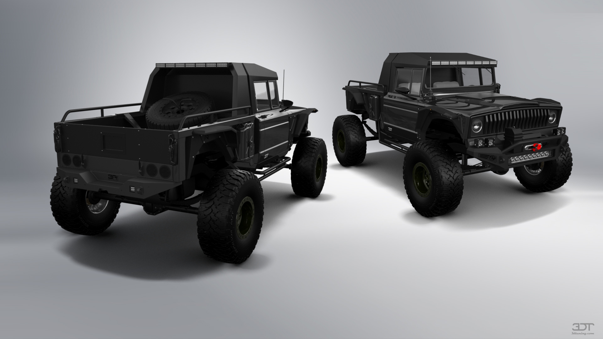 Jeep Kaiser M715 2 Door pickup truck 1968 tuning