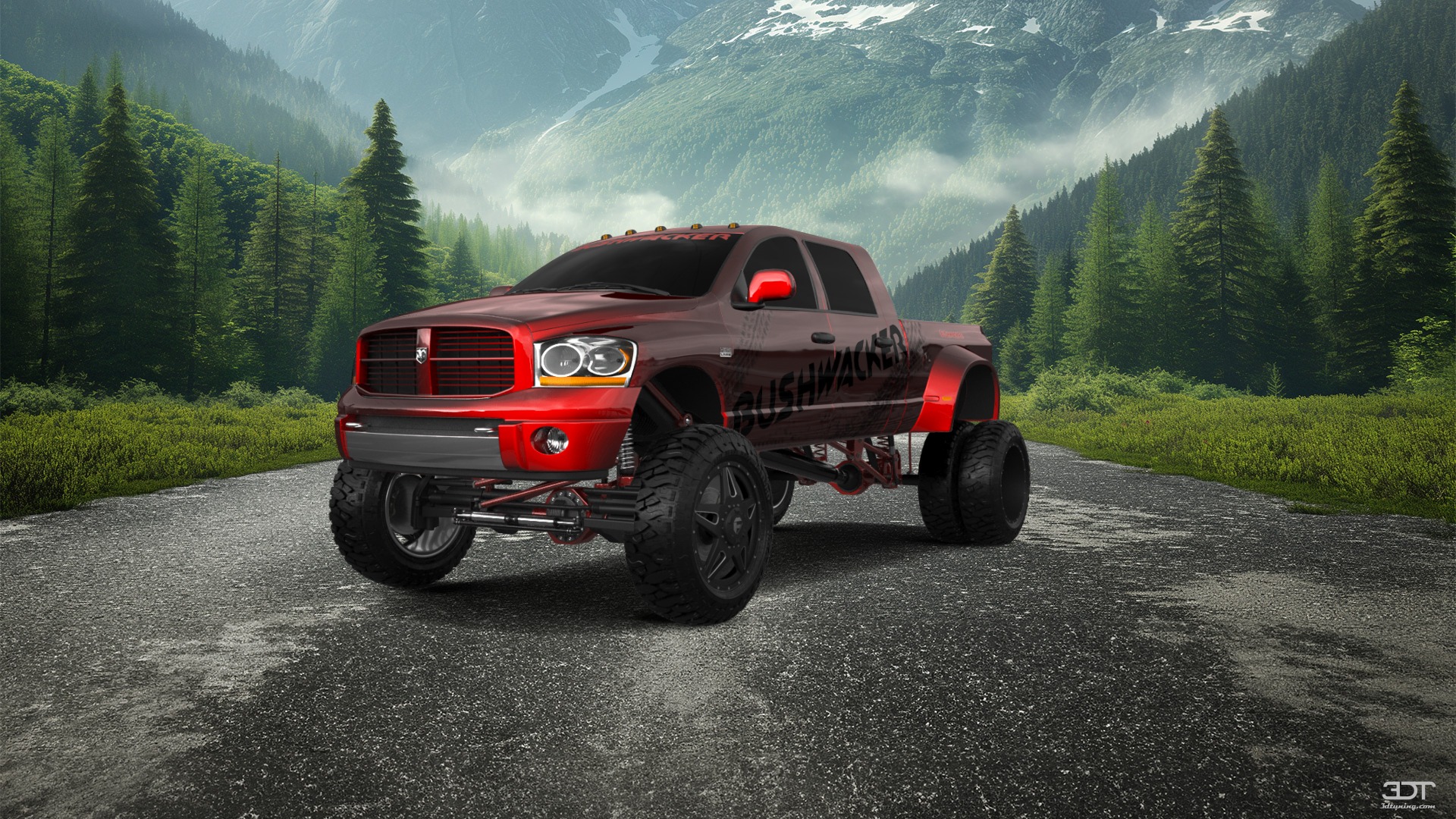 Dodge Ram 3500 Dually 4 Door pickup truck 2007