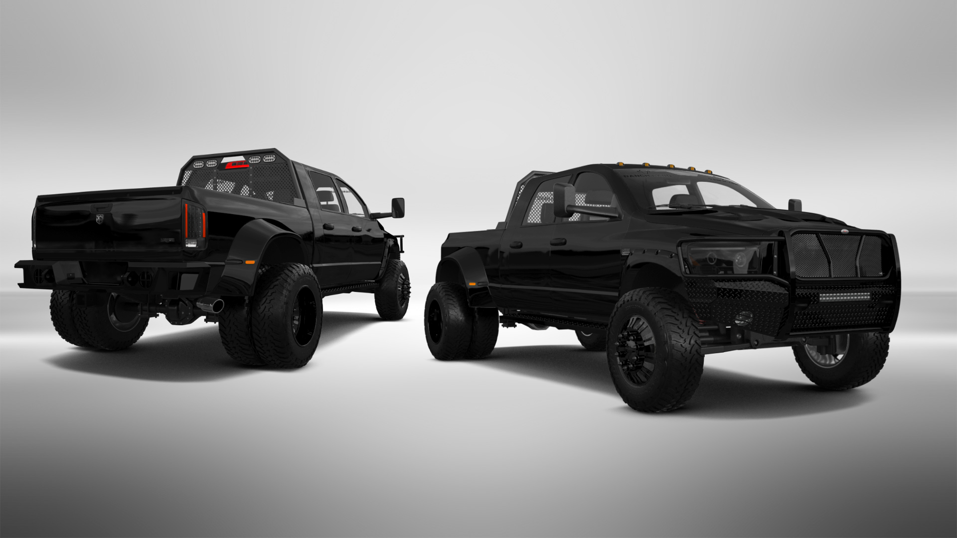 Dodge Ram 3500 Dually 4 Door pickup truck 2007 tuning