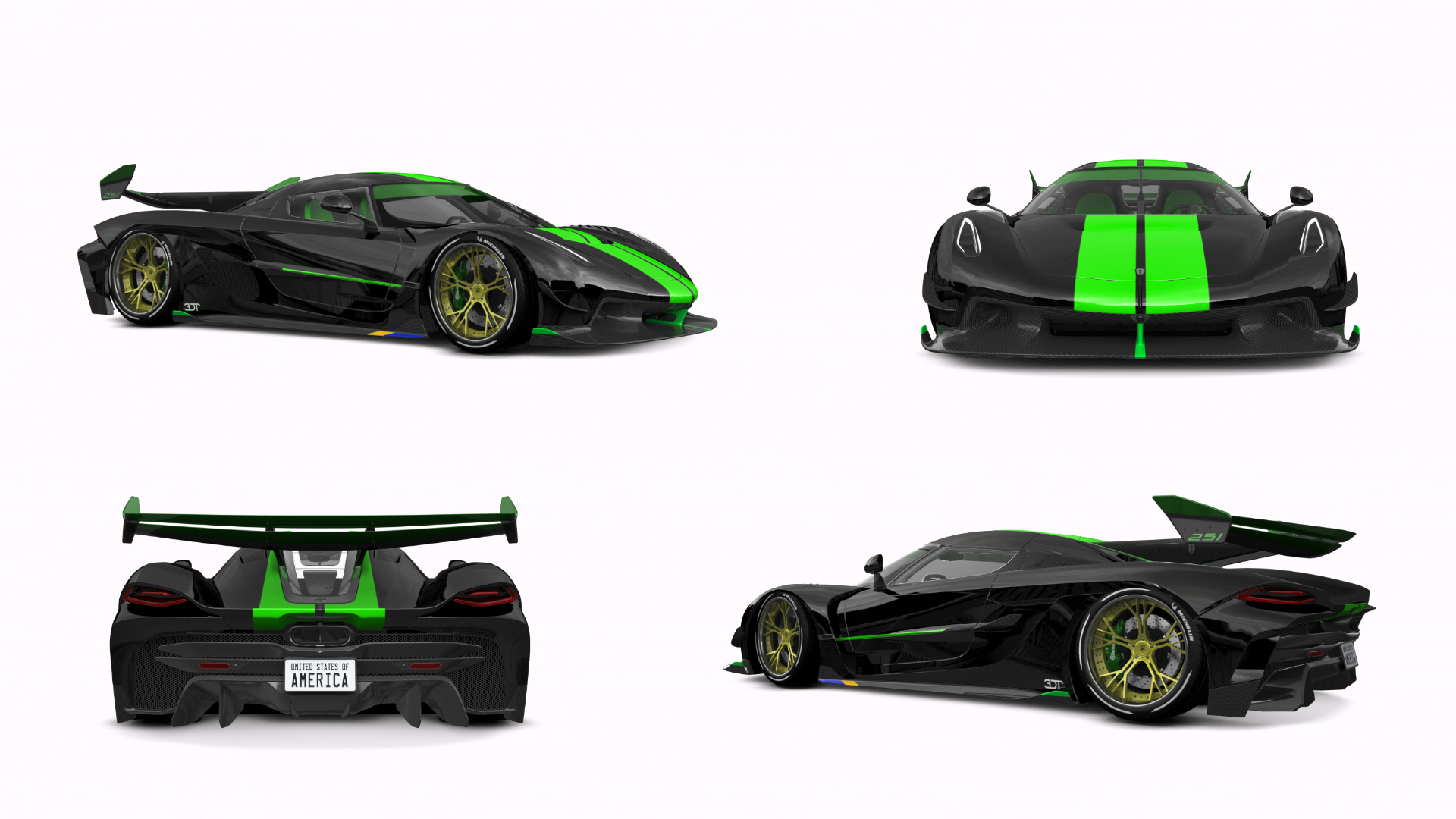 Koenigsegg Jesko 2 door targa top 2020