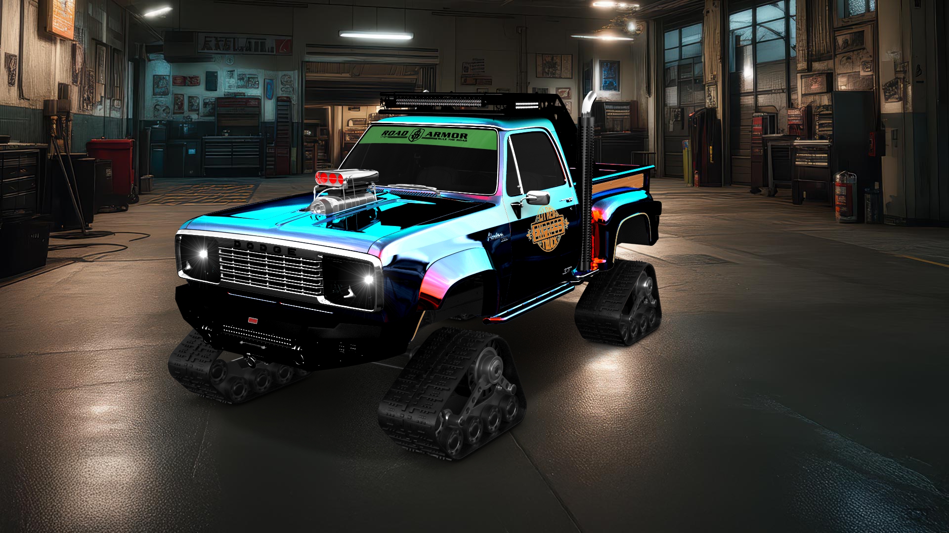 Dodge Lil Red Express 2 Door pickup truck 1978 tuning