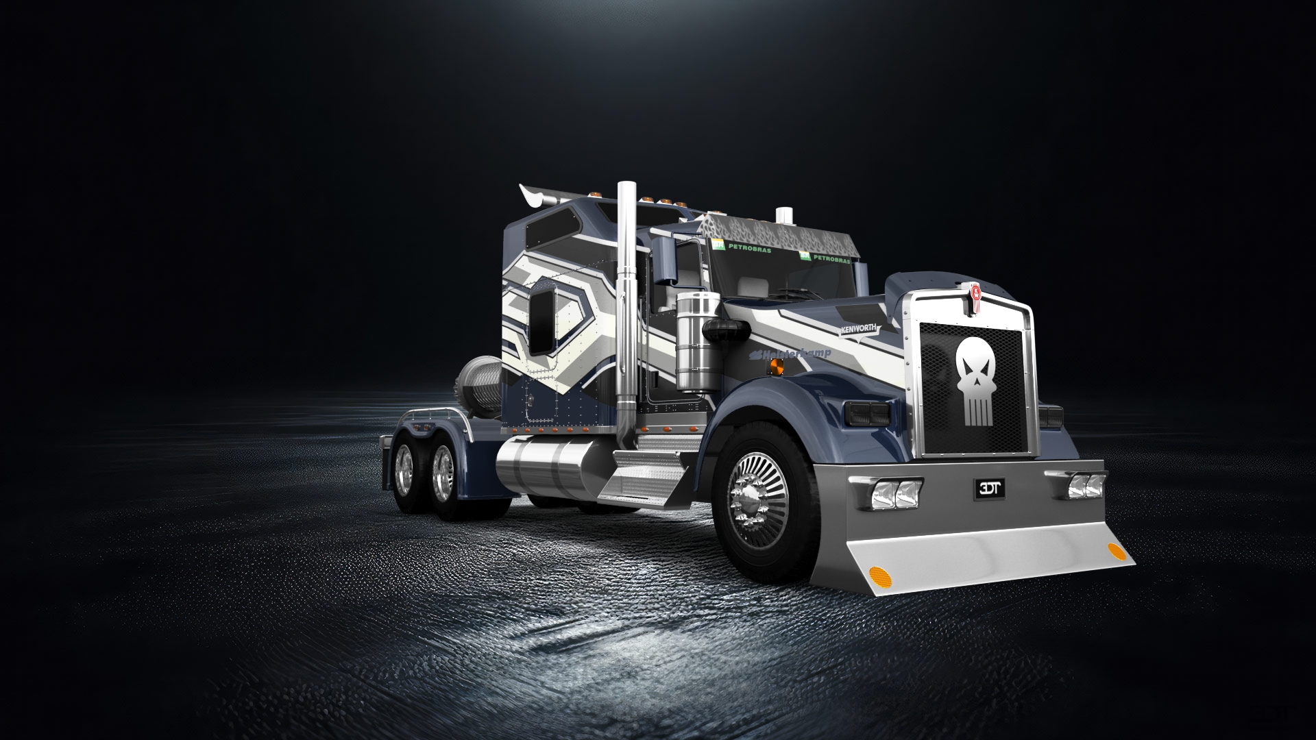 Kenworth W900 Sleeper Cab Truck 2015
