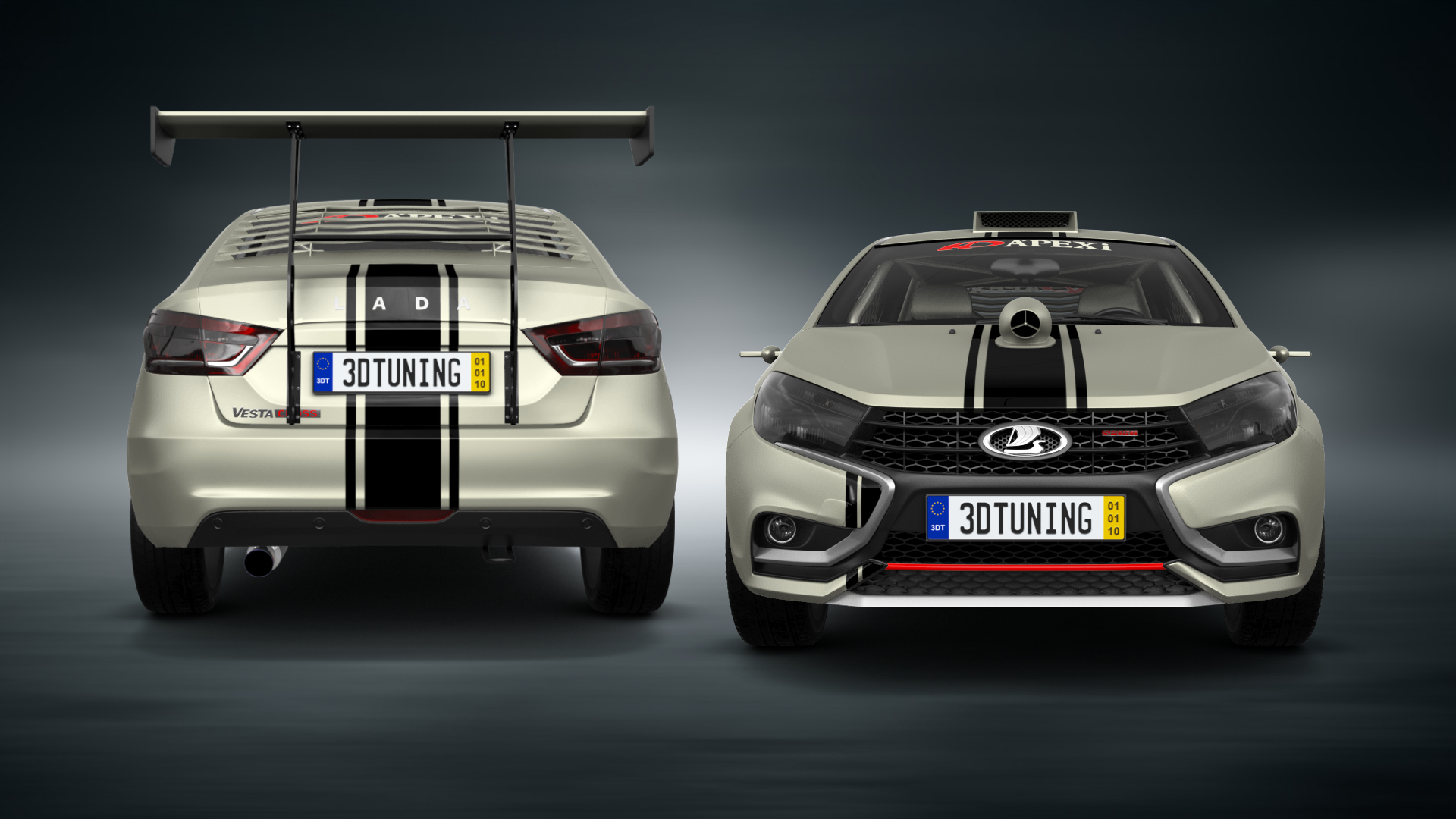 Lada Vesta 4 Door Saloon 2016 tuning