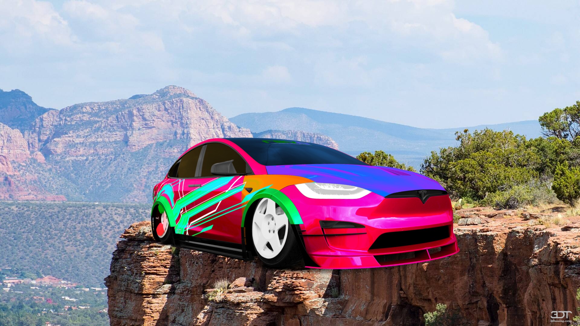 Tesla Model X 5 Door SUV 2024 tuning