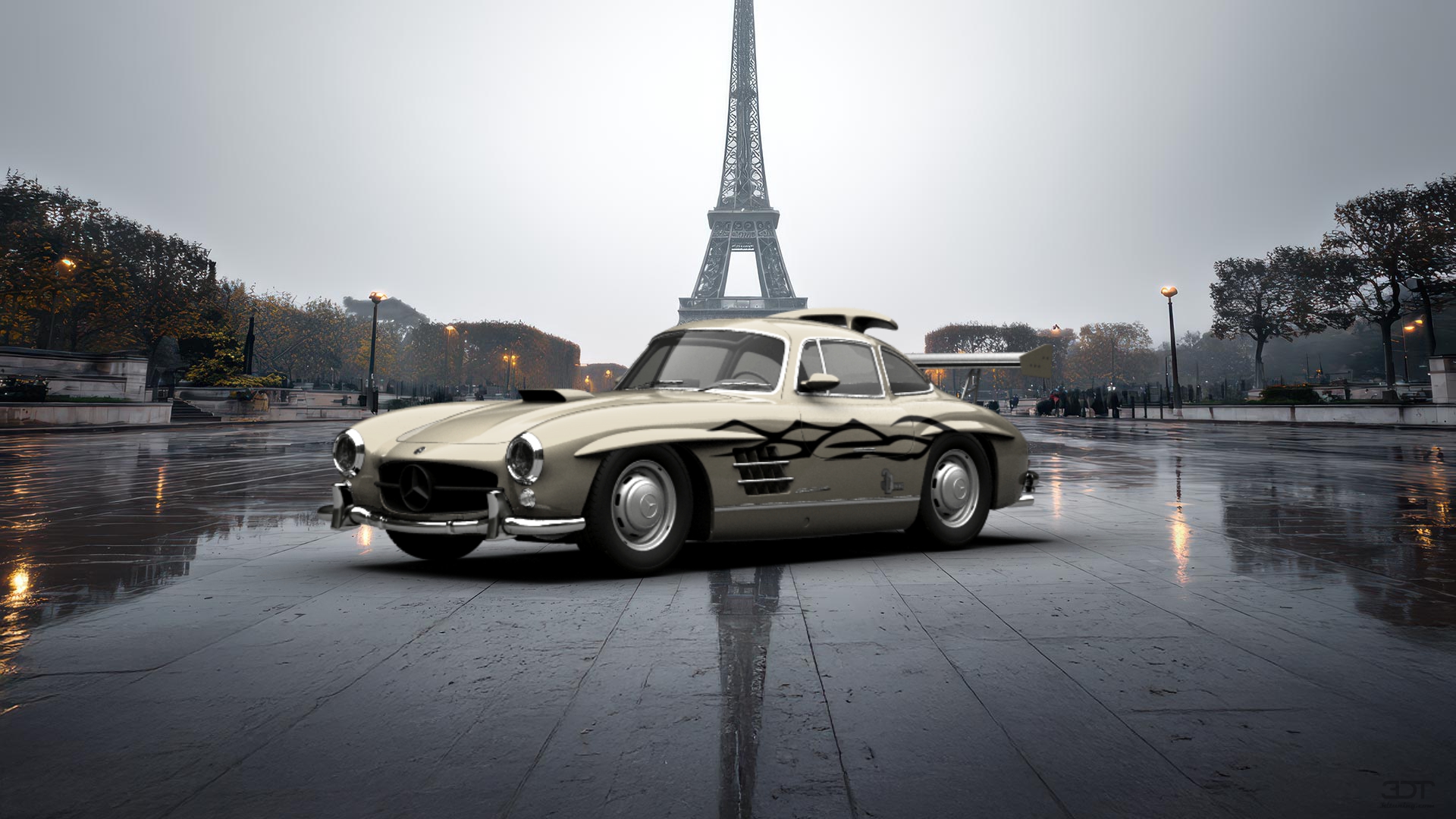 Mercedes 300SL Convertible 1954 tuning