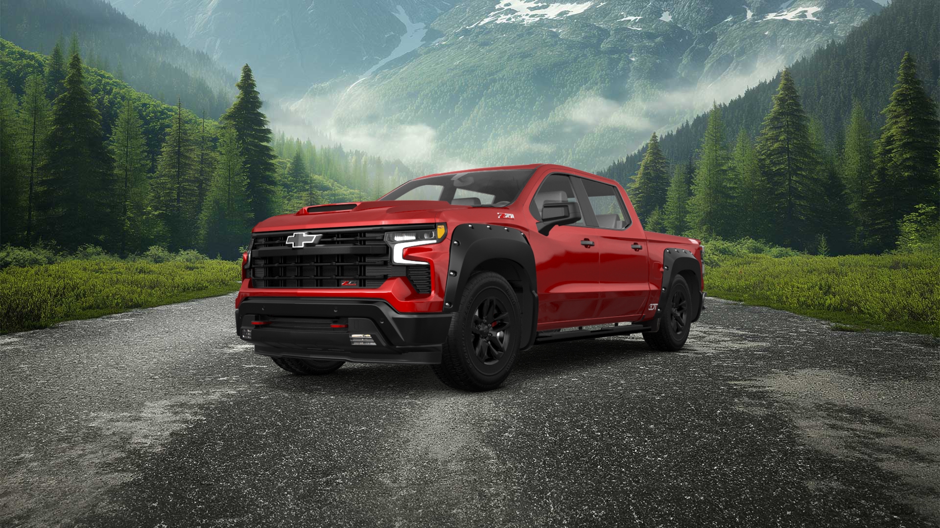 Chevrolet Silverado 1500 Crew Cab 5.8 ft box 4 Door pickup truck 2023 tuning