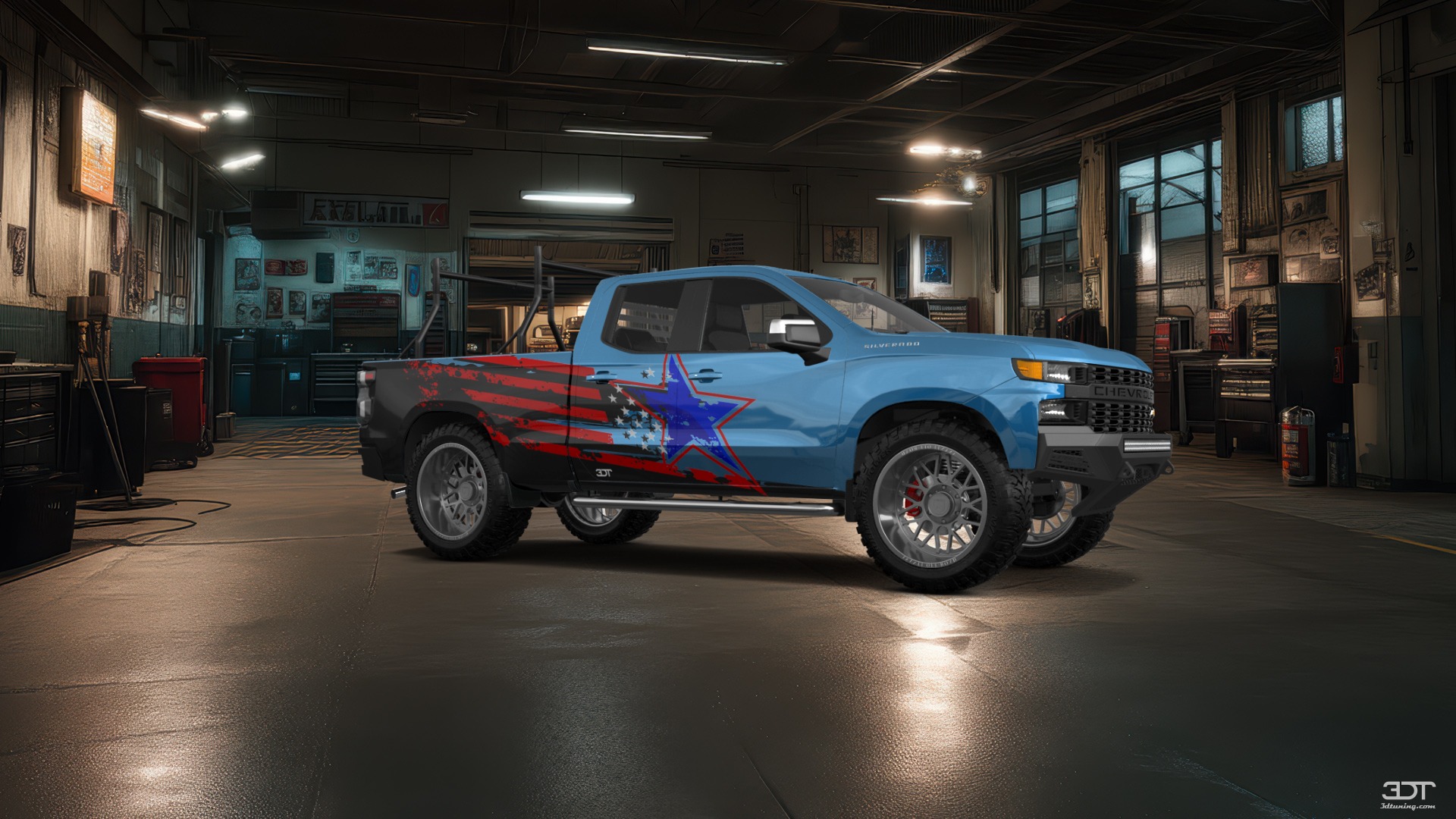 Chevrolet Silverado 1500 6.6 ft box 4 Door pickup truck 2021 tuning