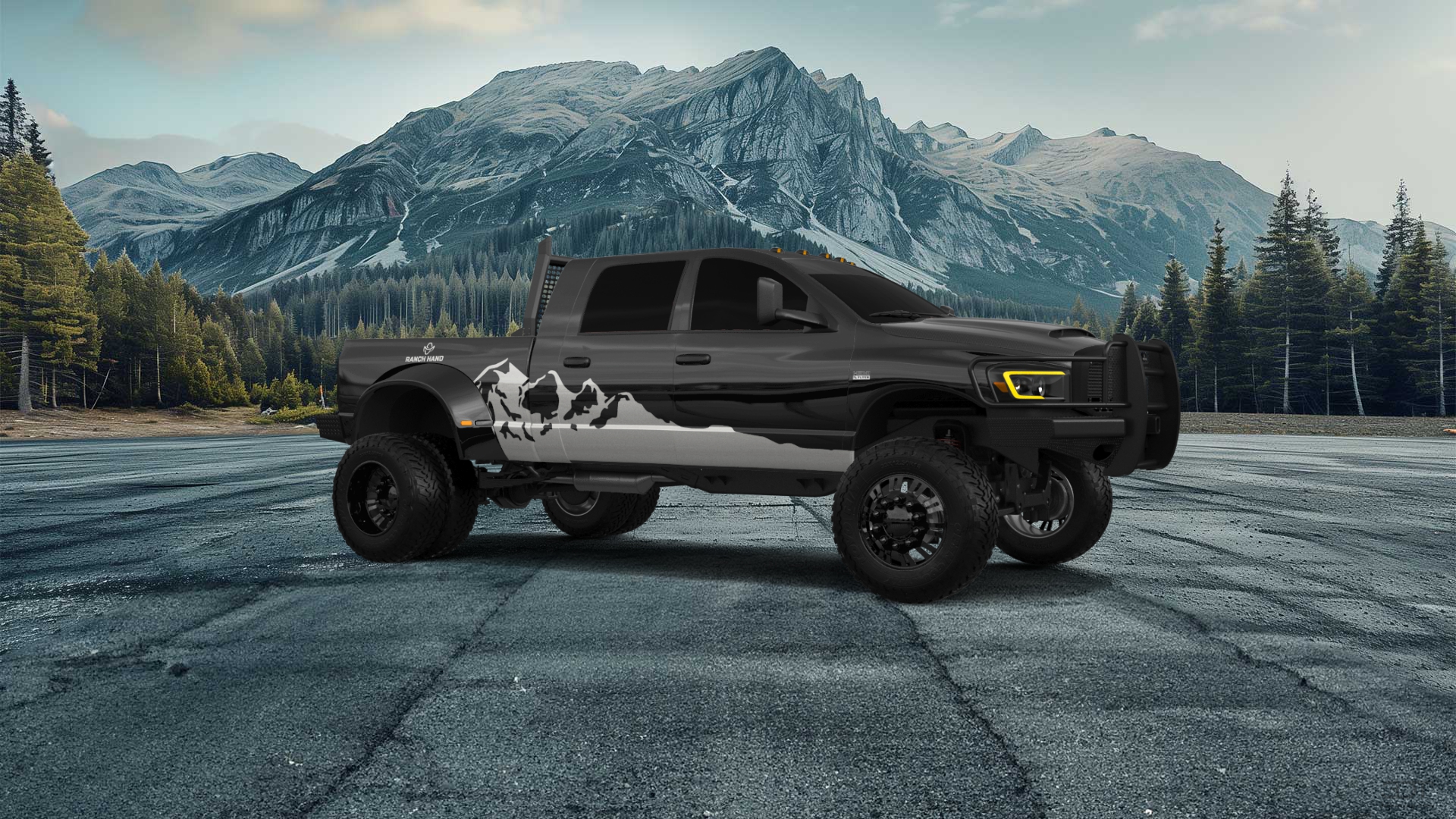 Dodge Ram 3500 Dually 4 Door pickup truck 2007 tuning