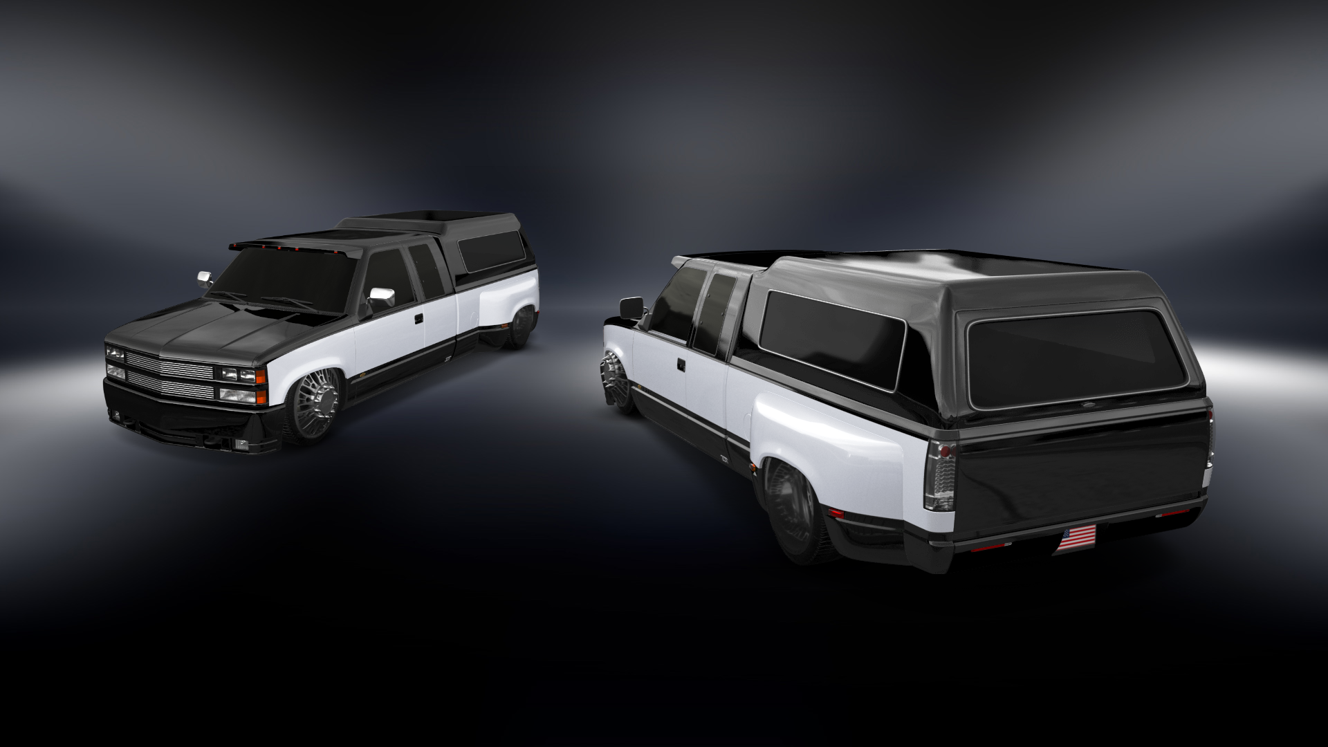 Chevrolet K3500 Extended Cab Pickup Truck 1988
