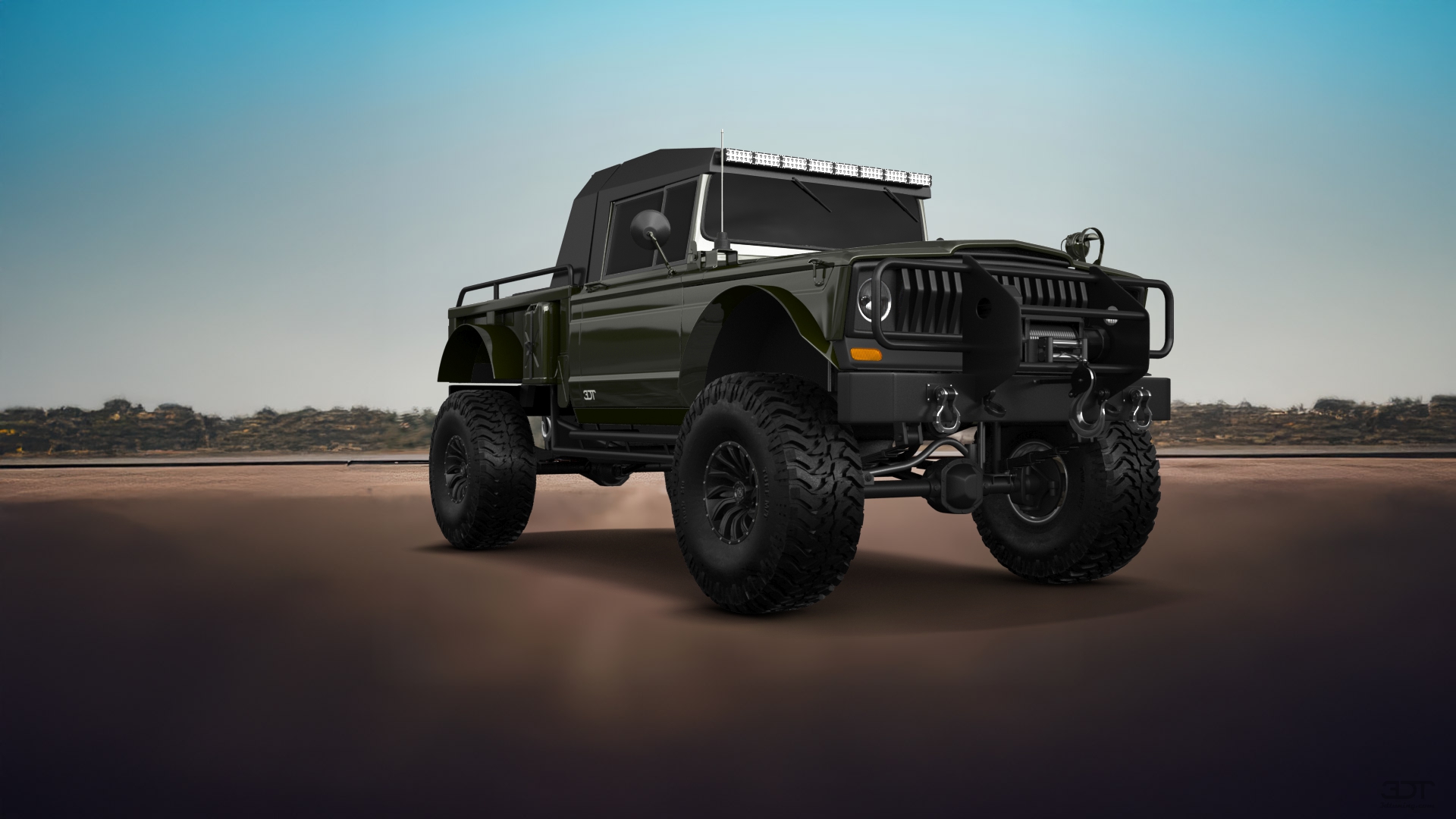 Jeep Kaiser M715 2 Door pickup truck 1968 tuning