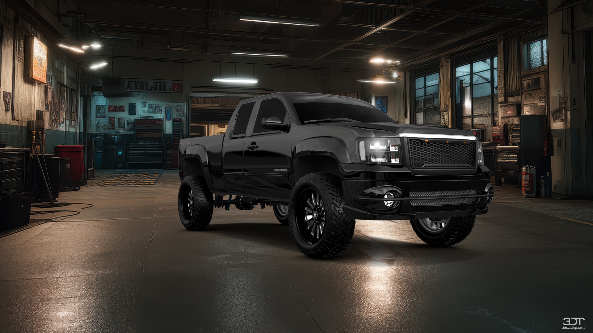 GMC Sierra 1500 Double Cab 6.6 ft box 2 Door truck 2007 tuning