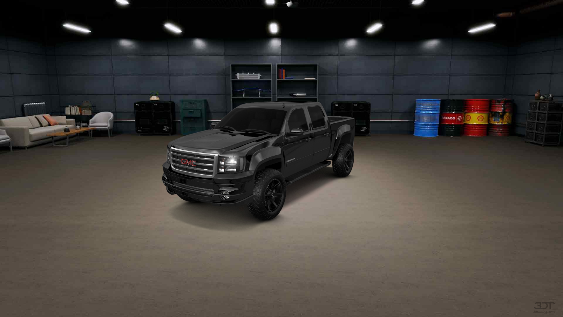 GMC Sierra 1500 Crew Cab 5.8 ft box 4 Door pickup truck 2007