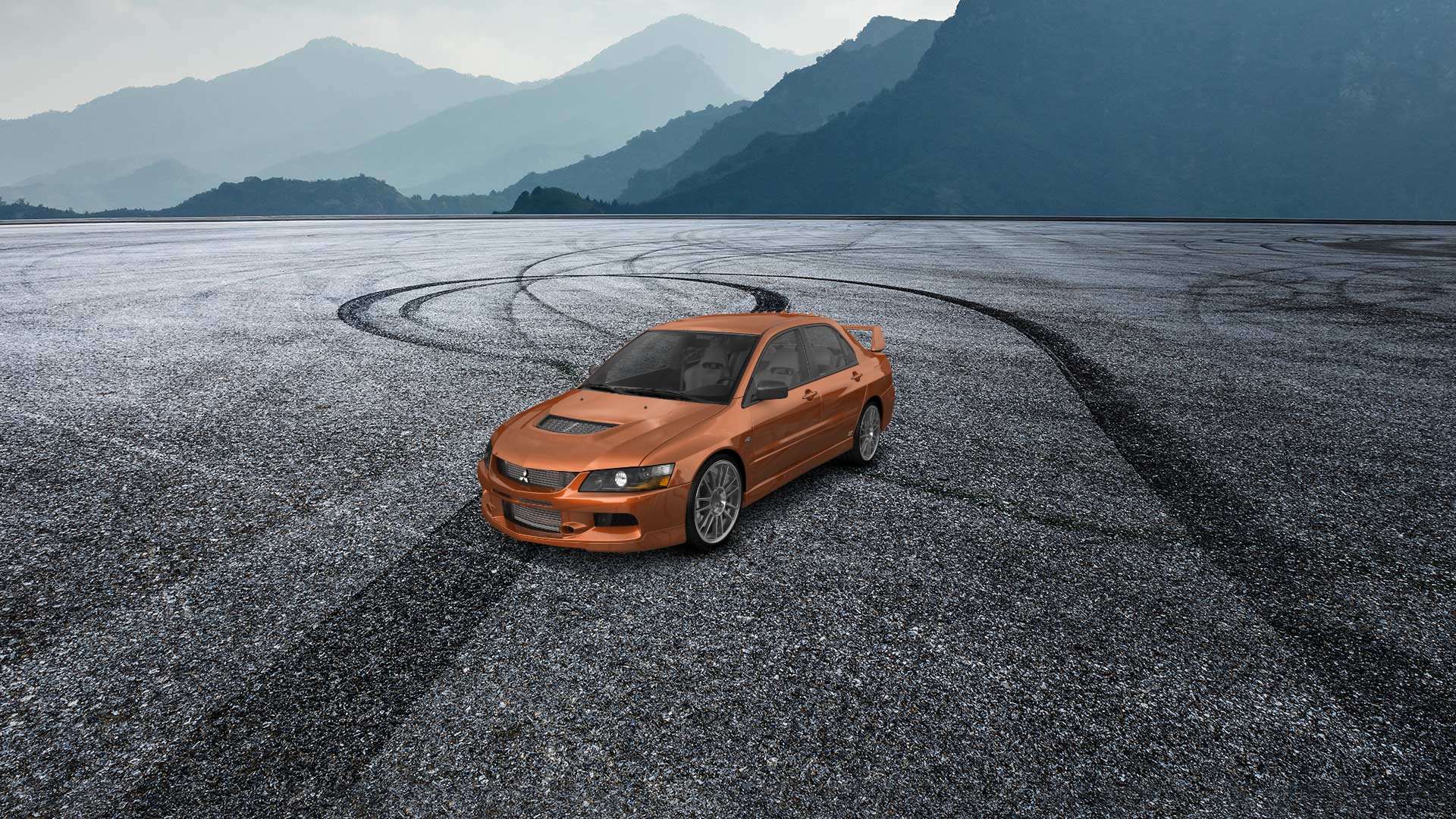 Mitsubishi Lancer Evo IX 4 Door Saloon 2005 tuning