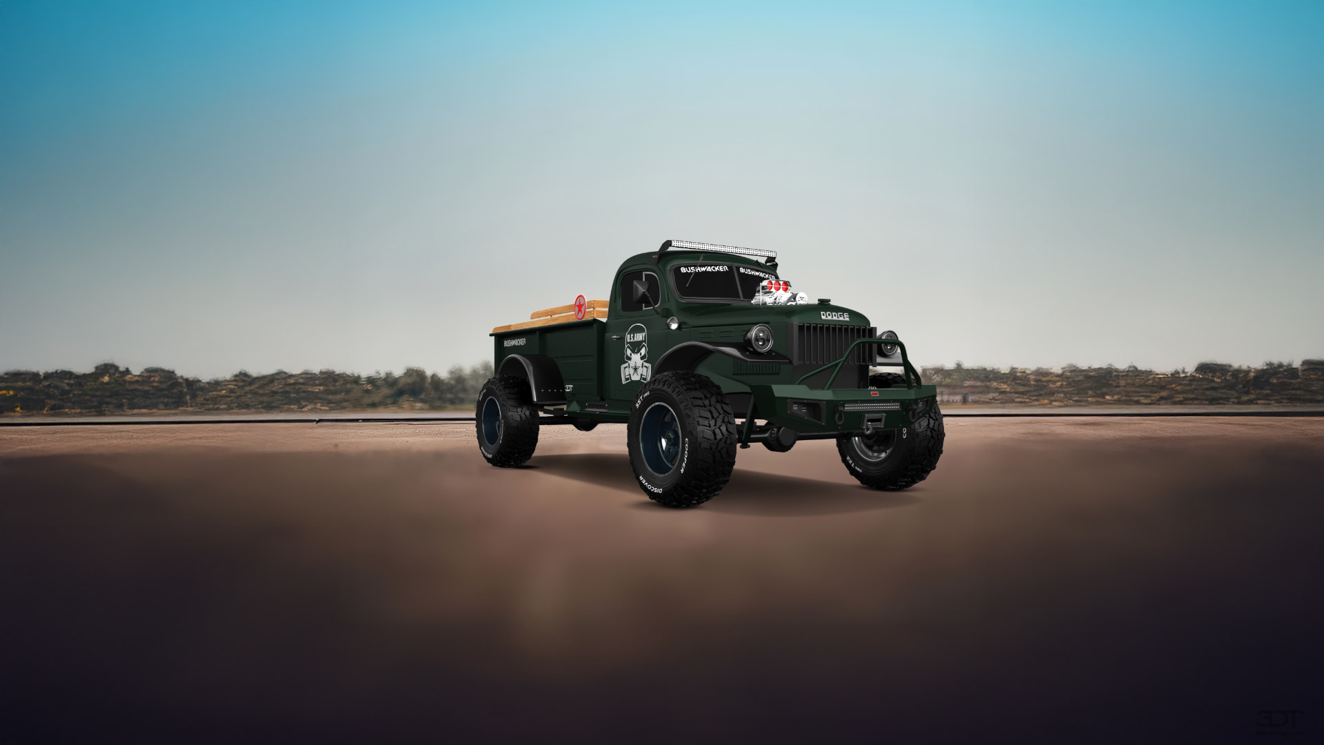 Dodge Power Wagon 2 Door pickup truck 1947 tuning