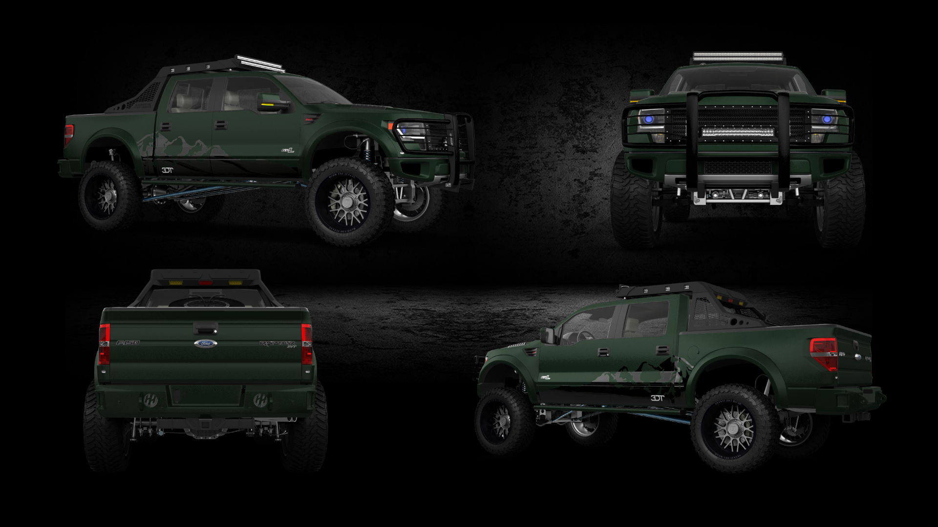Ford F-150 SVT Raptor 4 Door pickup truck 2013