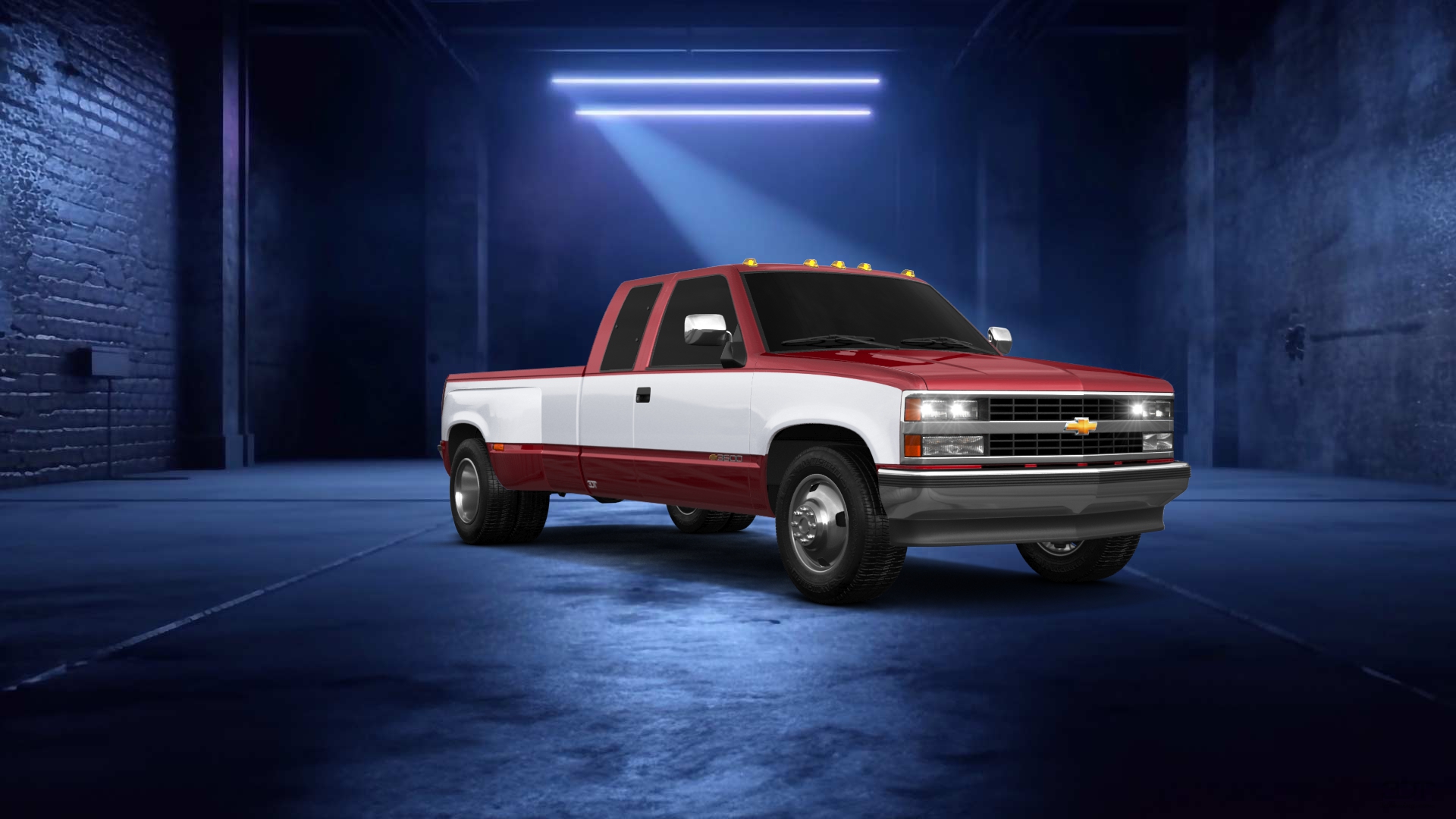 Chevrolet K3500 Extended Cab Pickup Truck 1988