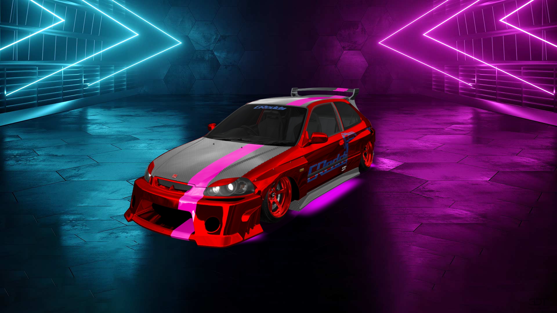 Honda Civic 3 Door Hatchback 1997 tuning