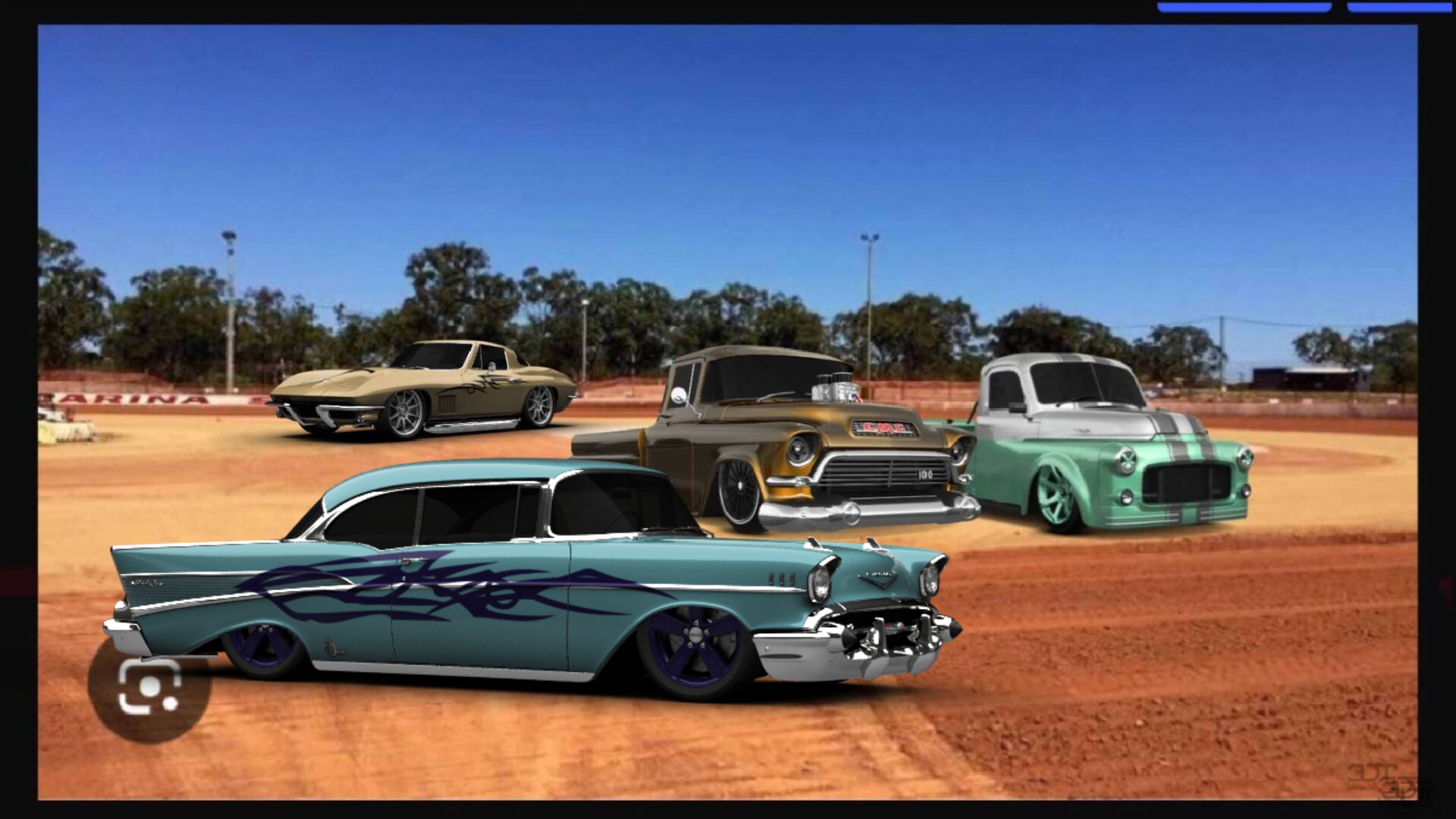 Chevrolet Bel Air Coupe 1957 tuning