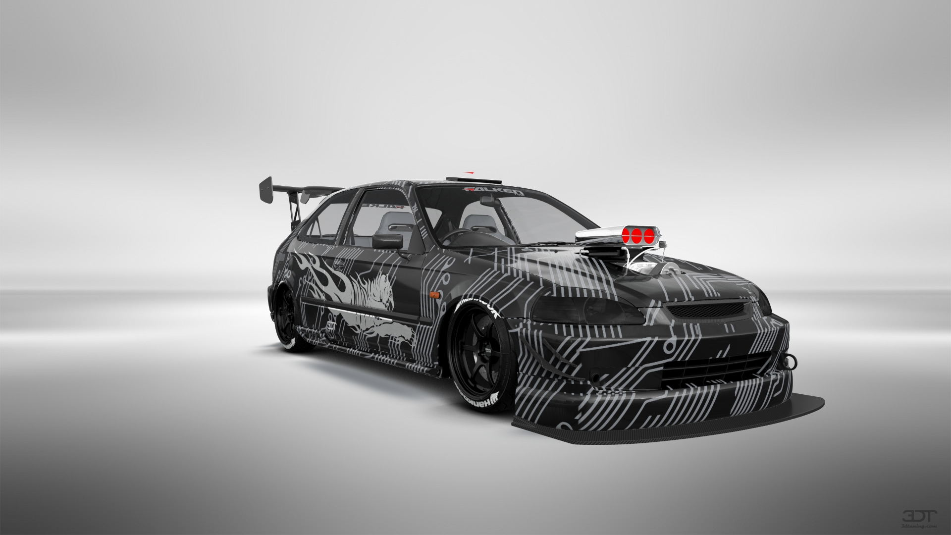 Honda Civic 3 Door Hatchback 1997 tuning