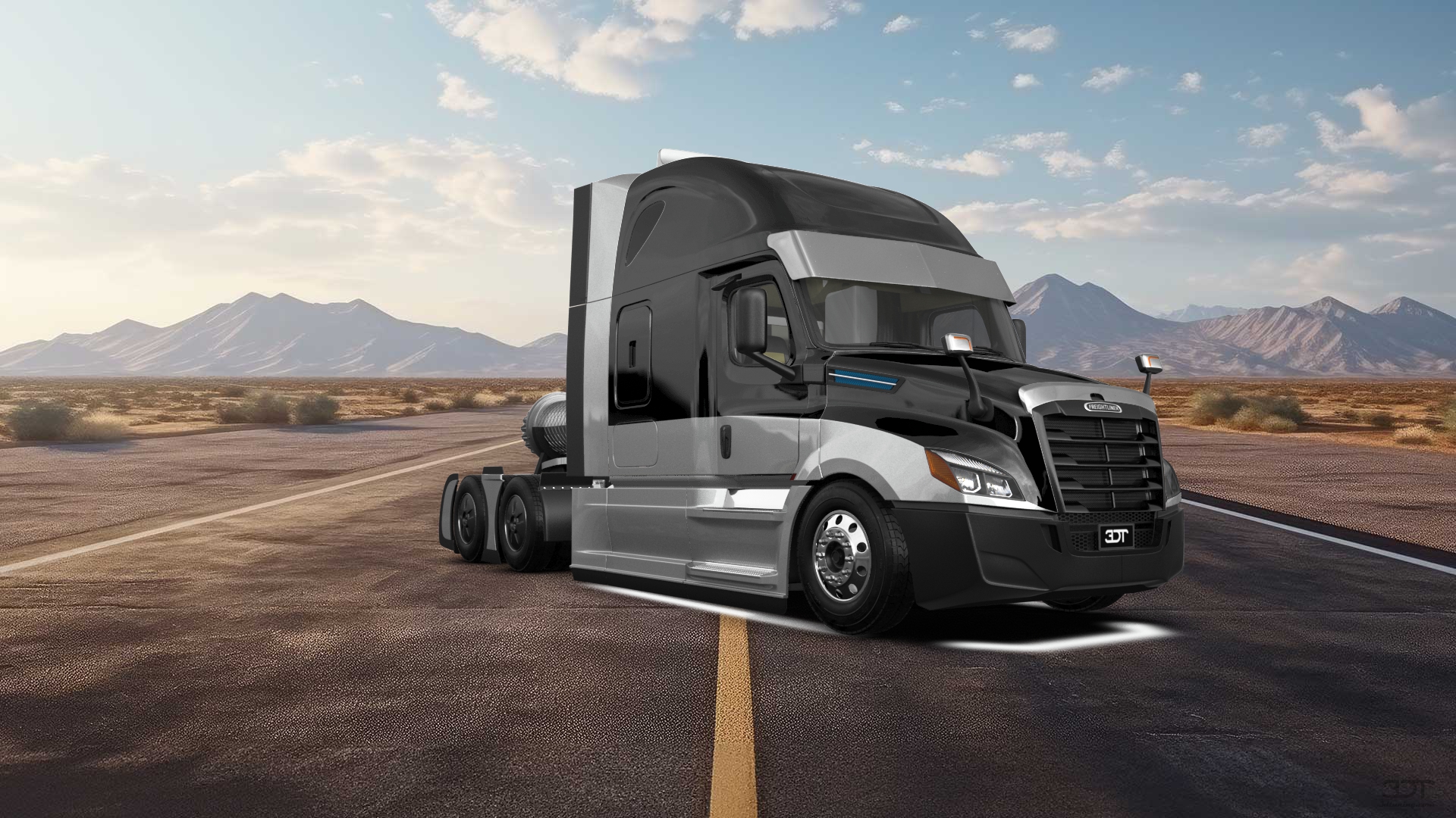 Freightliner Cascadia Sleeper Cab Truck 2018 tuning