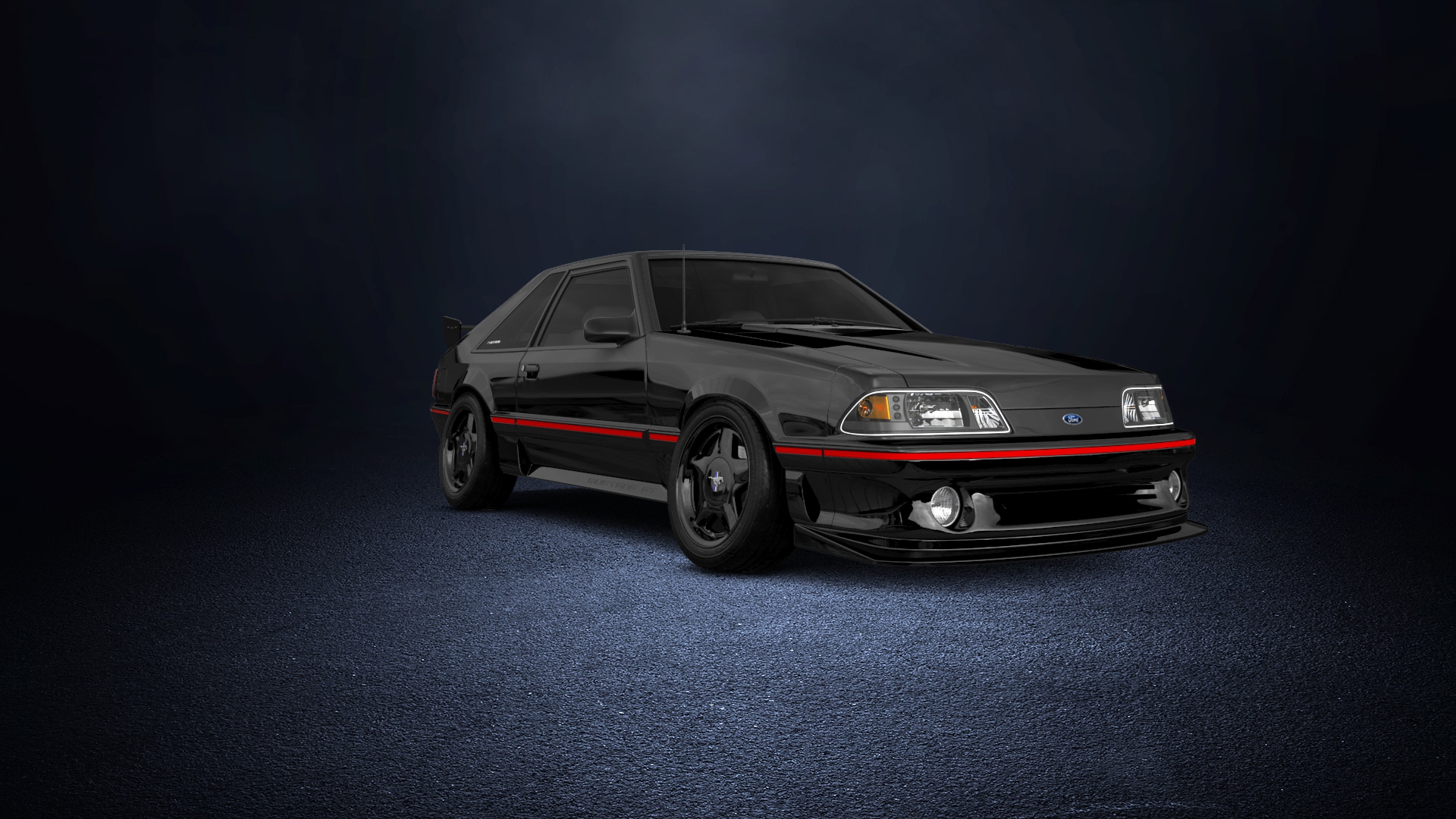 Ford Mustang 3 Door Hatchback 1988 tuning