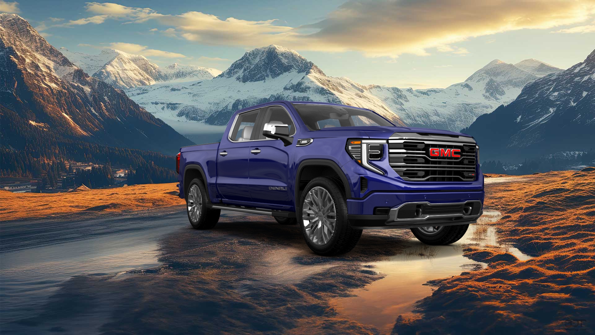 GMC Sierra 1500 Crew Cab 5.8 ft box 4 Door pickup truck 2023 tuning