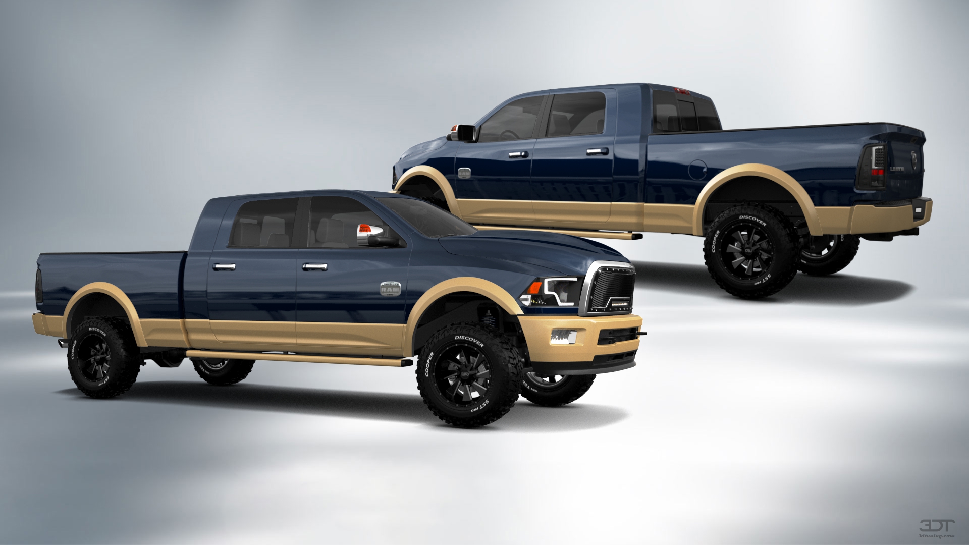 Dodge Ram 2500 Mega Cab 6.4 ft box 4 Door pickup truck 2010 tuning