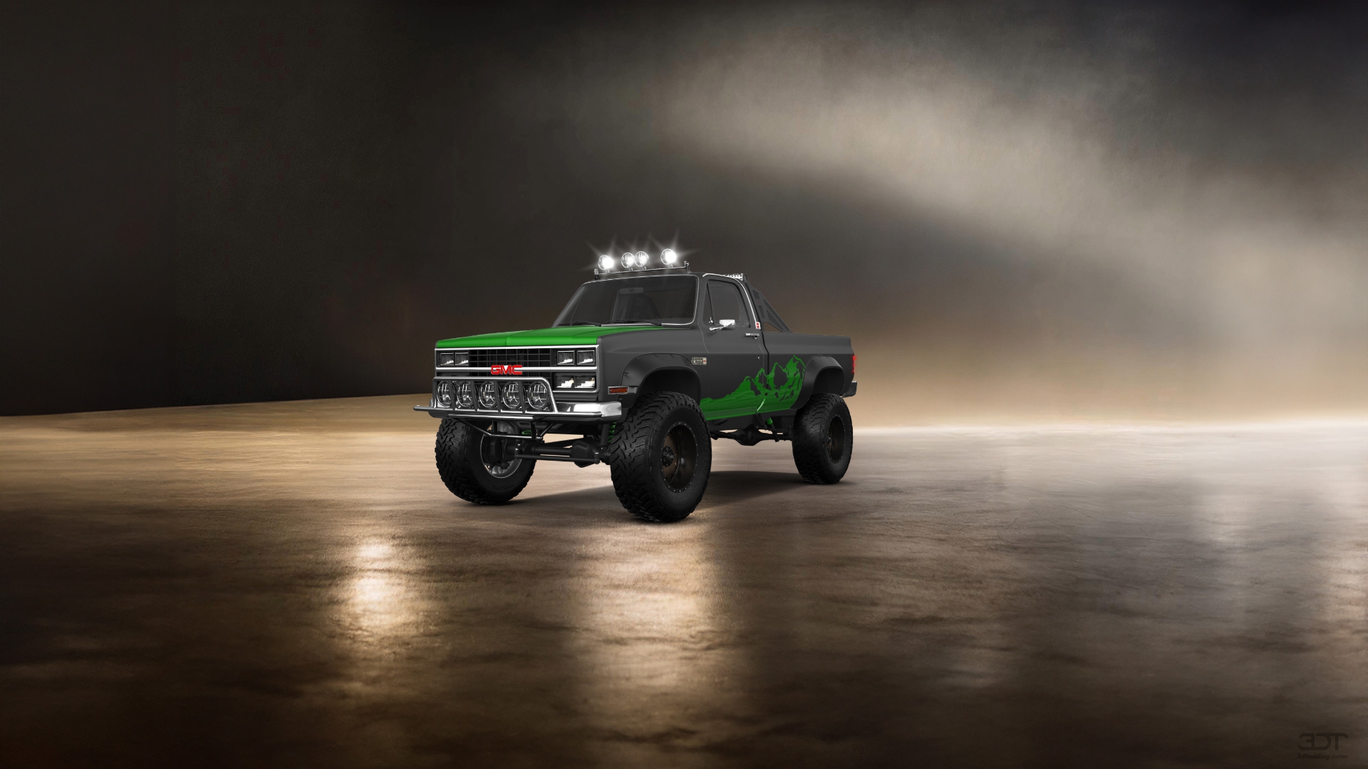 GMC Sierra 1500 2 Door pickup truck 1985 tuning