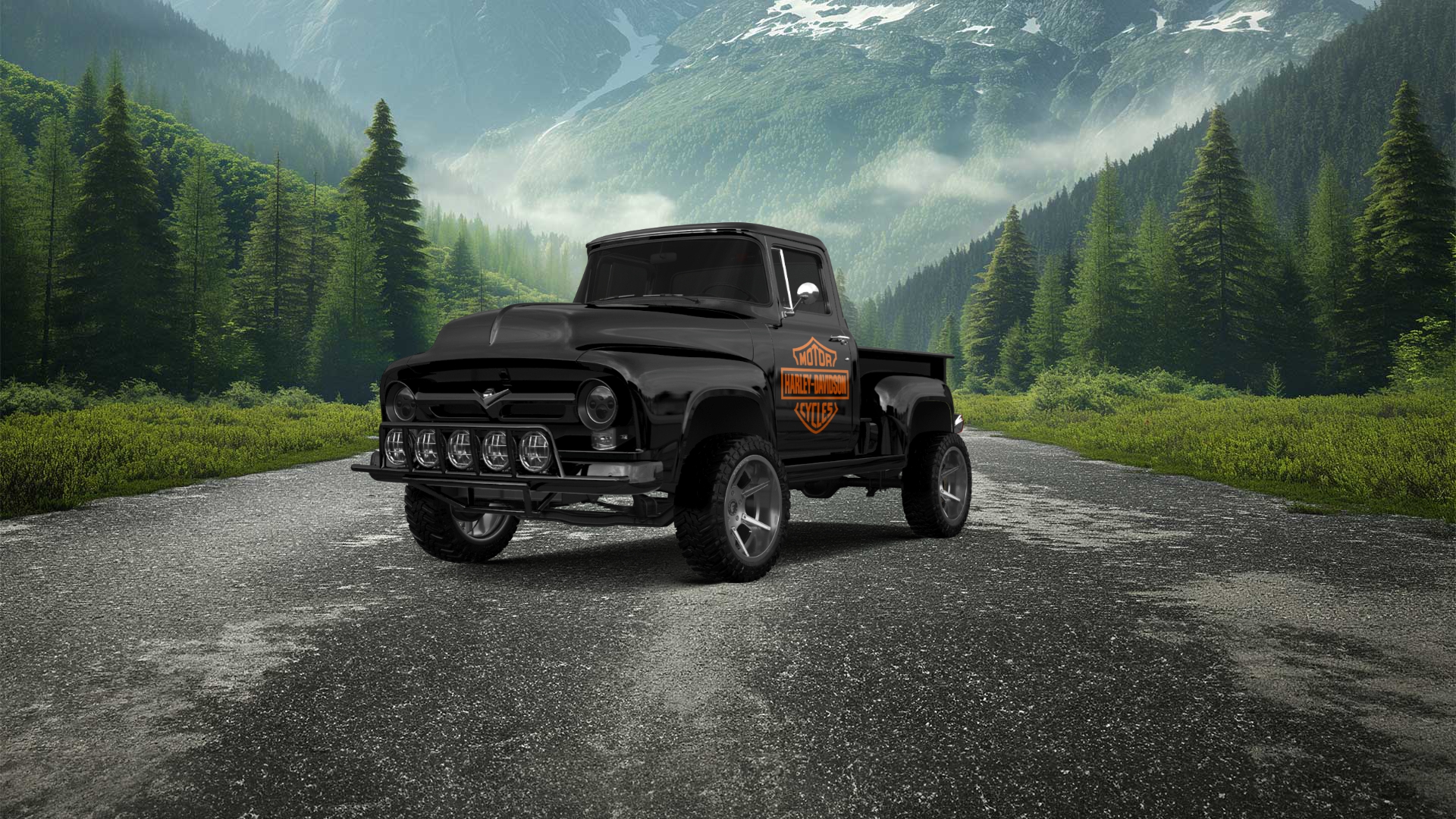Ford F-100 2 Door truck 1956