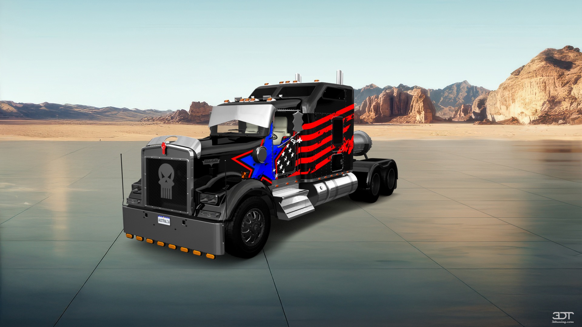 Kenworth W900 Sleeper Cab Truck 2015 tuning