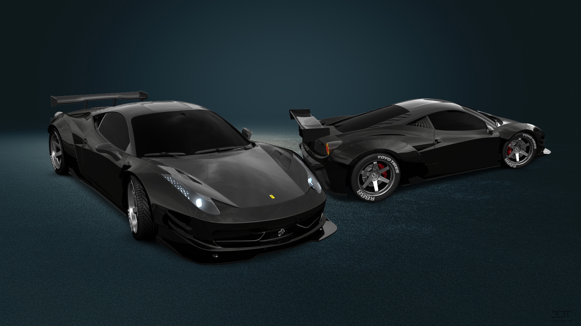 Ferrari 458 Italia 2 door spider 2010 tuning