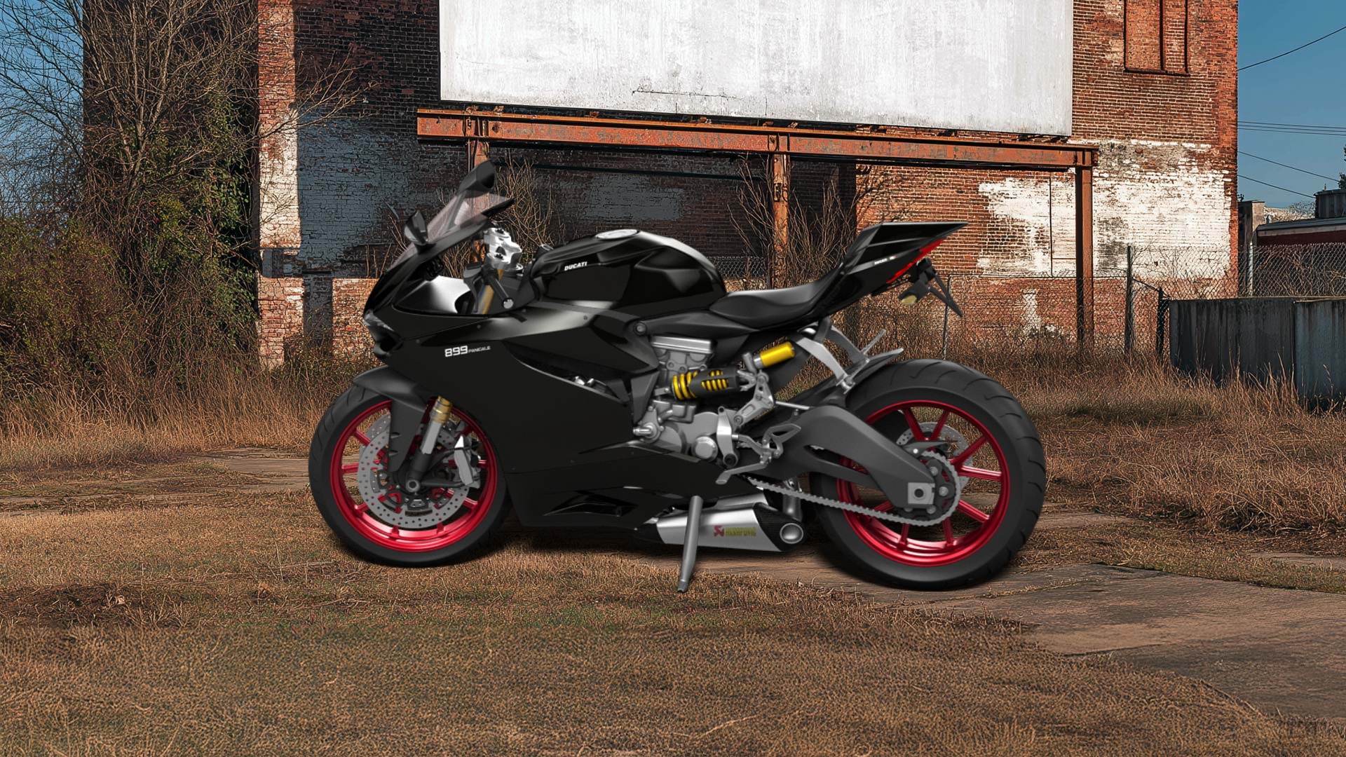 Ducati 899 Panigale Sport Bike 2015 tuning