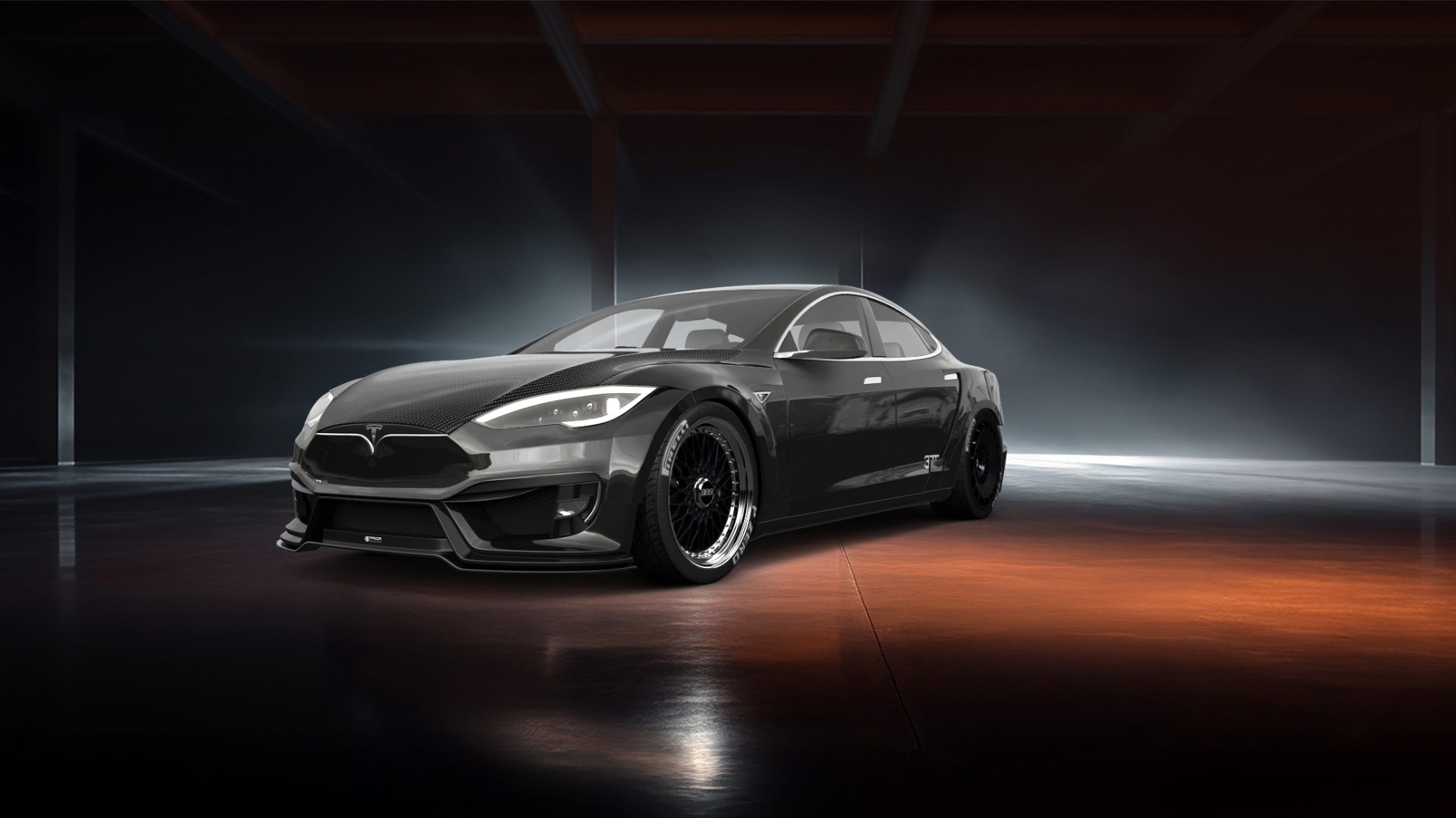 Tesla Model S 5 Door Liftback 2013 tuning