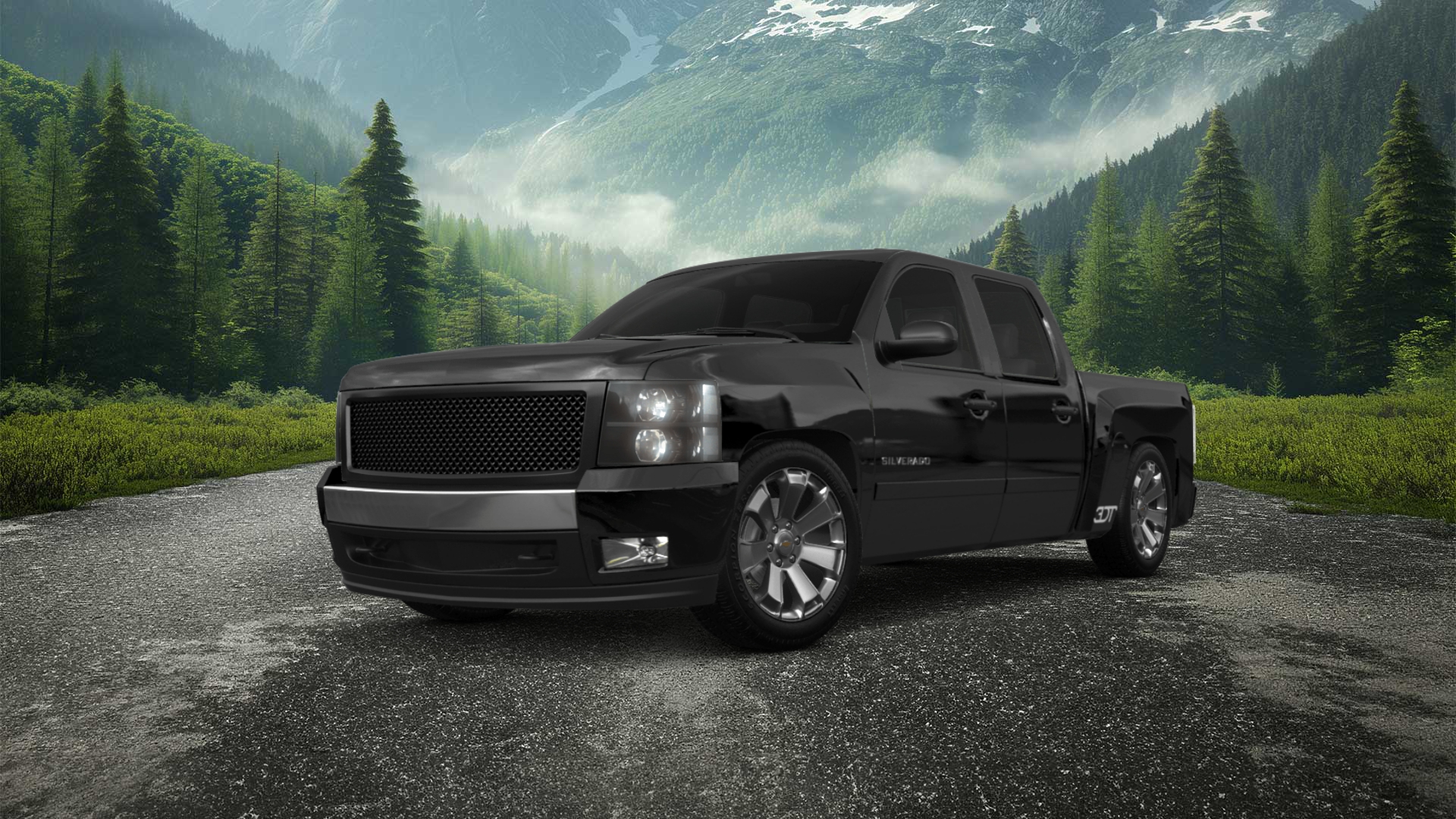 Chevrolet Silverado 1500 Crew Cab 4 Door pickup truck 2007