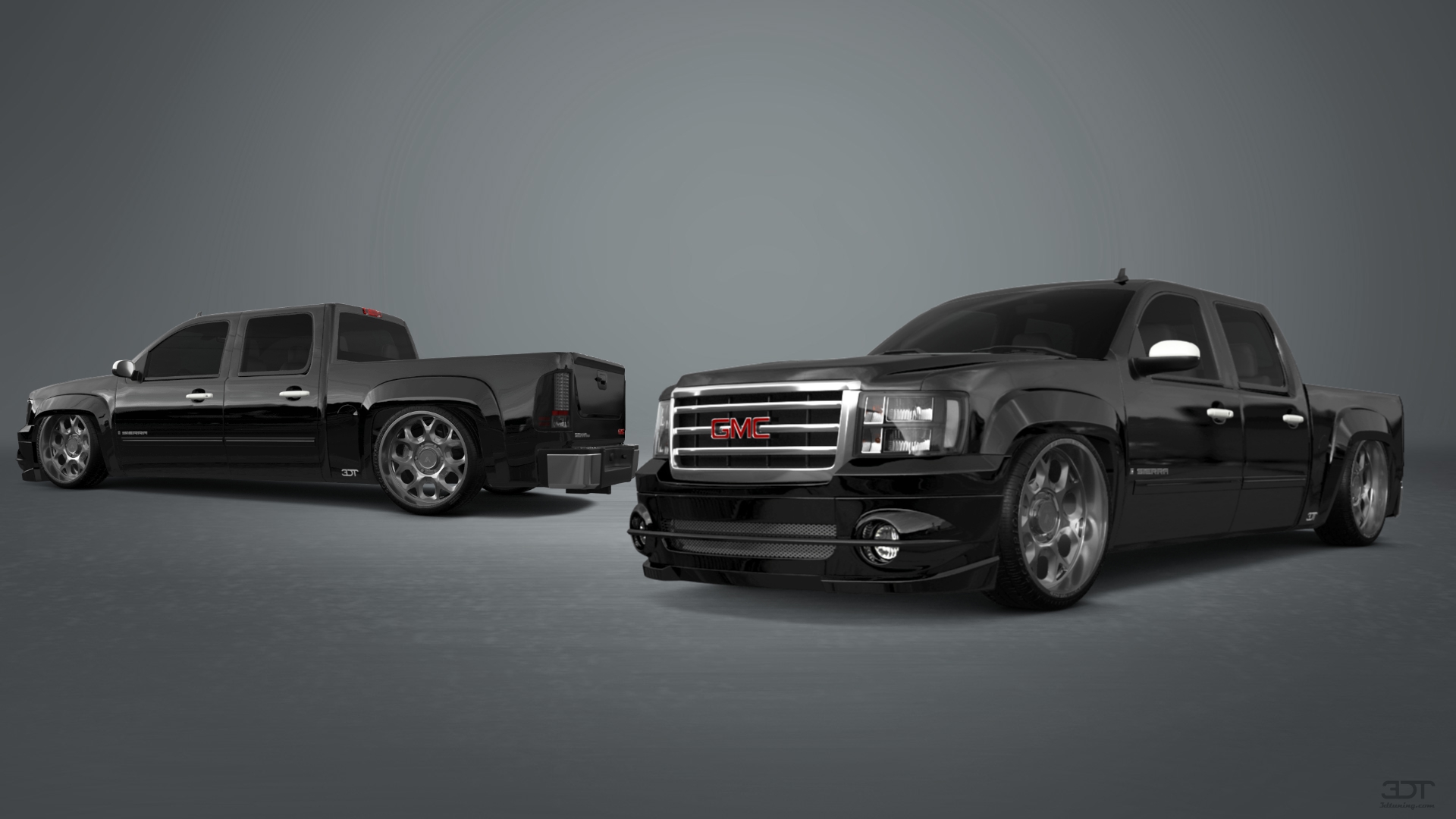 GMC Sierra 1500 Crew Cab 5.8 ft box 4 Door pickup truck 2007 tuning