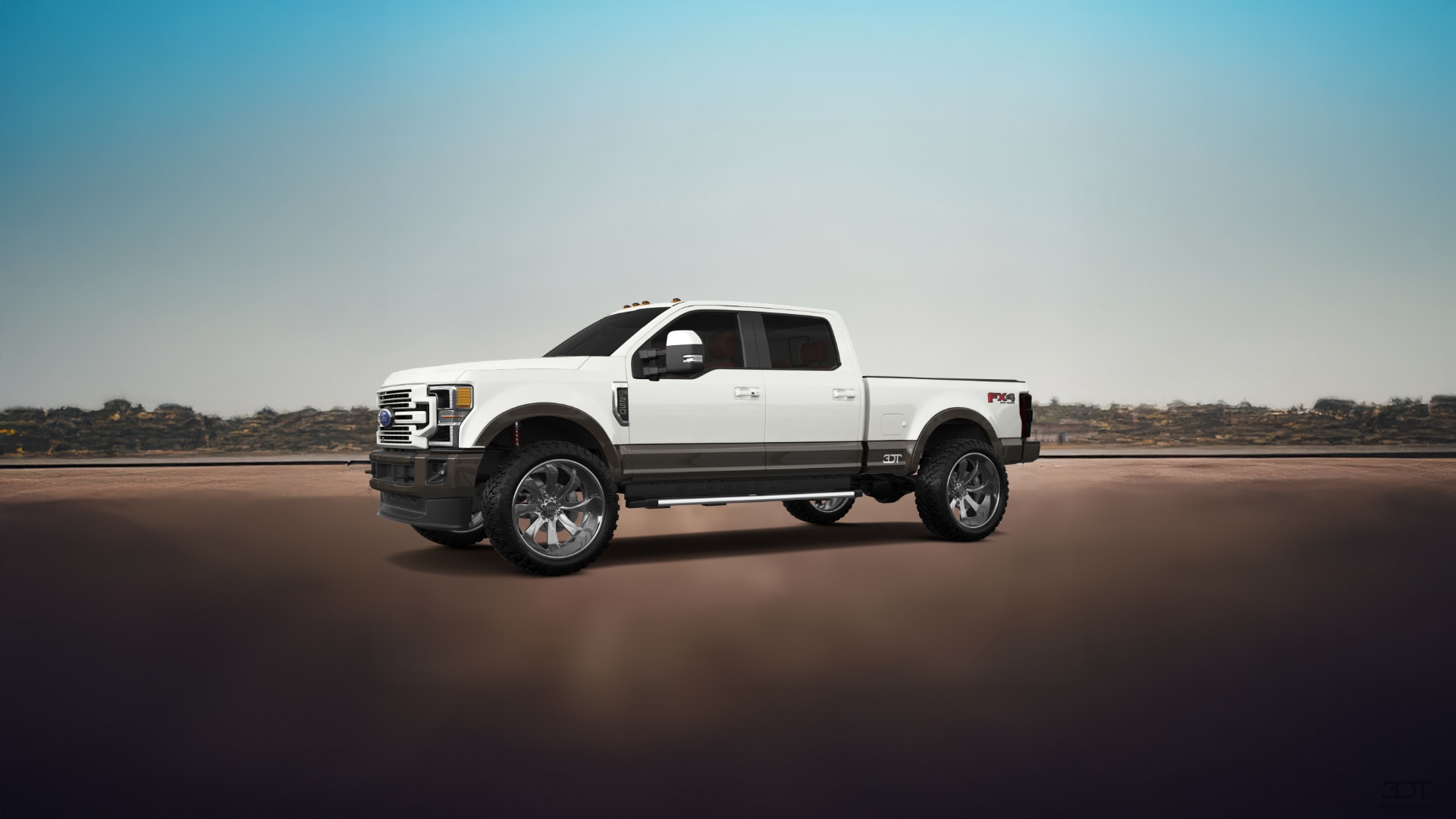Ford F-250 4 Door pickup truck 2021 tuning