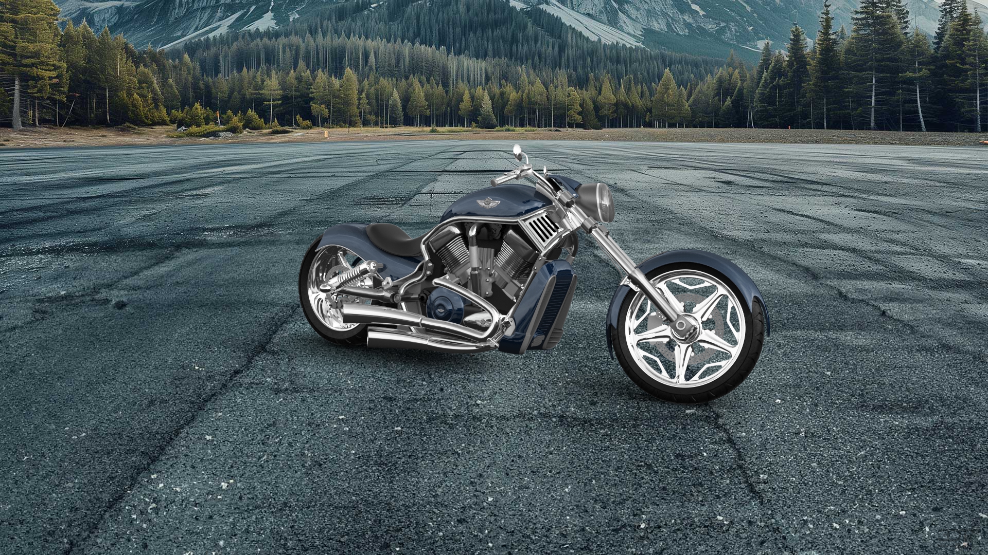 Harley-Davidson Custom Chopper Cruiser 2011