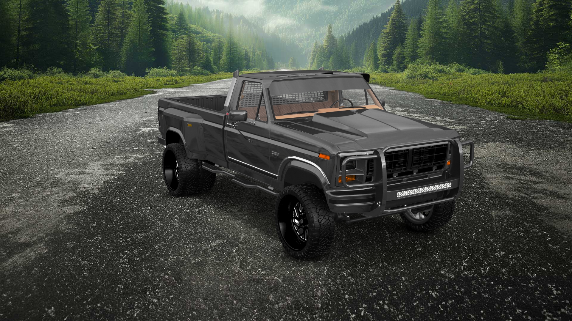 Ford F-350 Dually Regular Cab 2 Door pickup truck 1980 tuning
