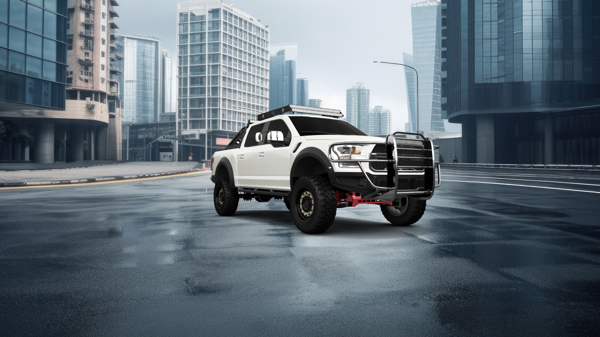 Ford F-150 Raptor 4 Door pickup truck 2017 tuning