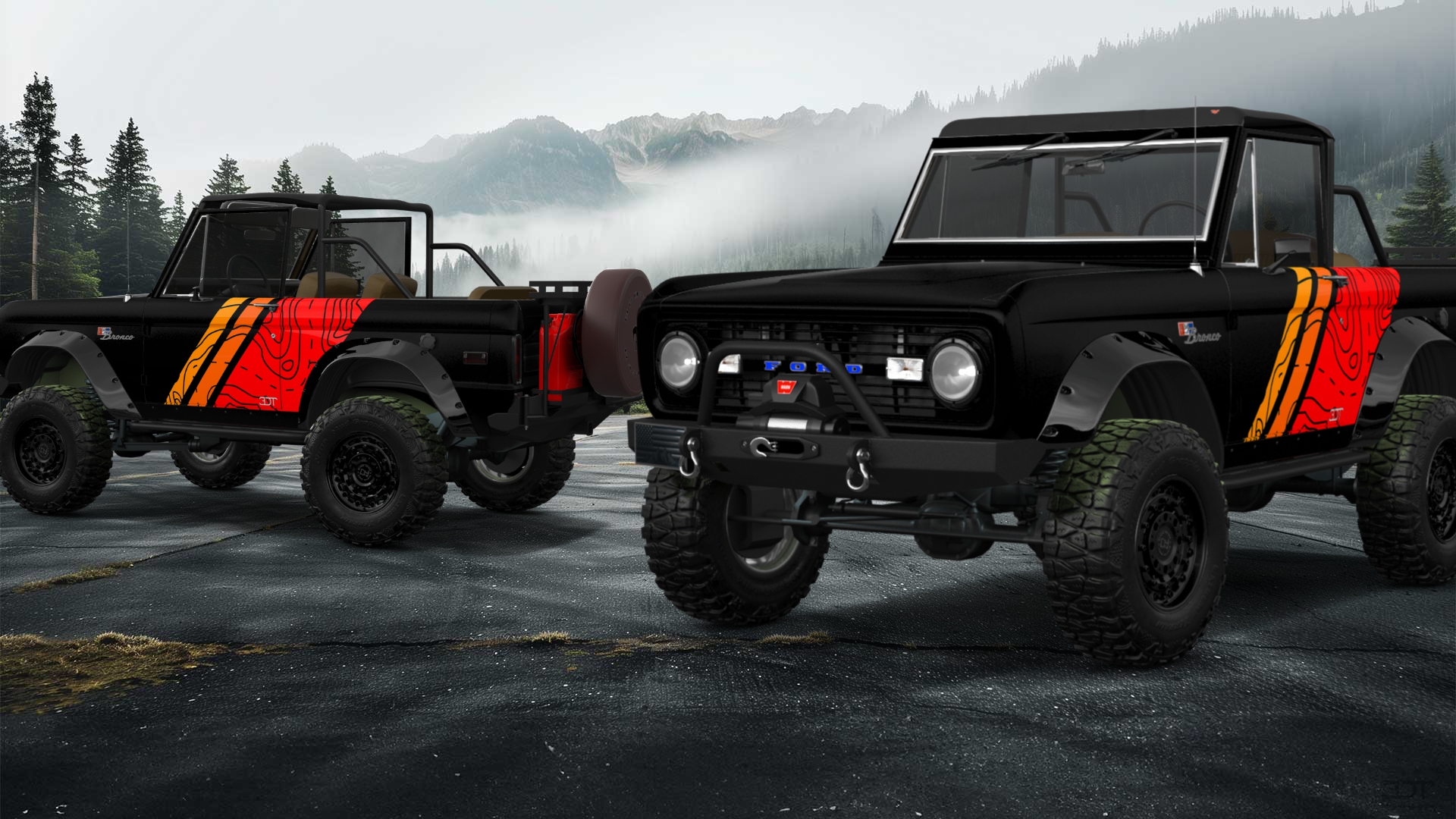 Ford Bronco 3 Door SUV 1965