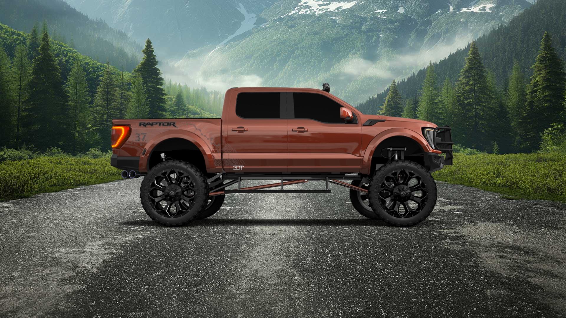 Ford F-150 Raptor 4 Door pickup truck 2021